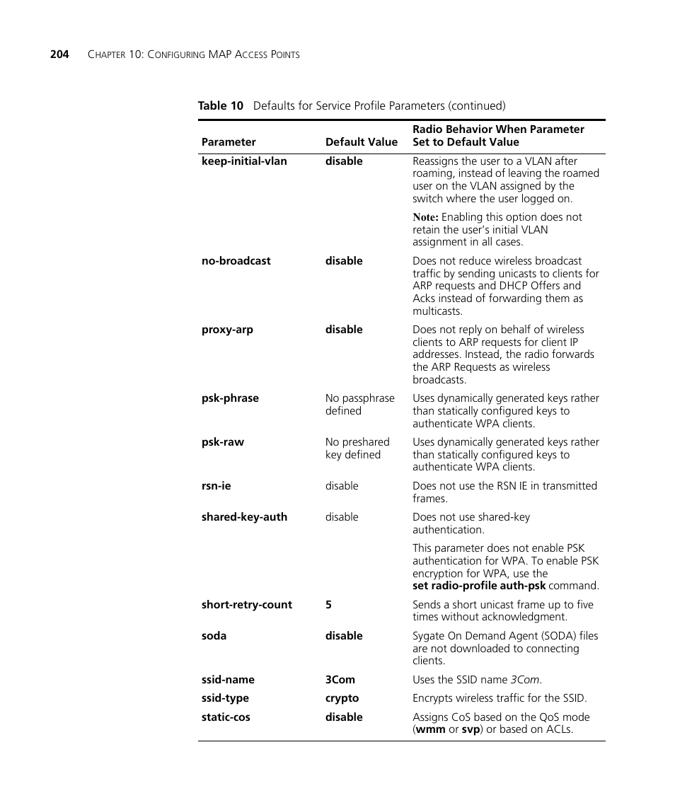 3Com WX4400 3CRWX440095A User Manual | Page 204 / 728