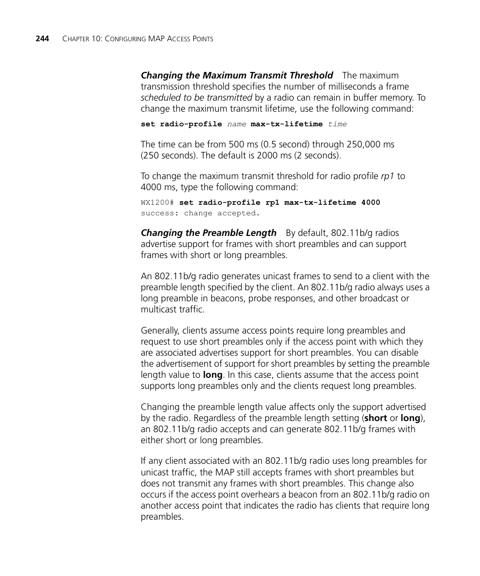 3Com WX4400 3CRWX440095A User Manual | Page 244 / 728