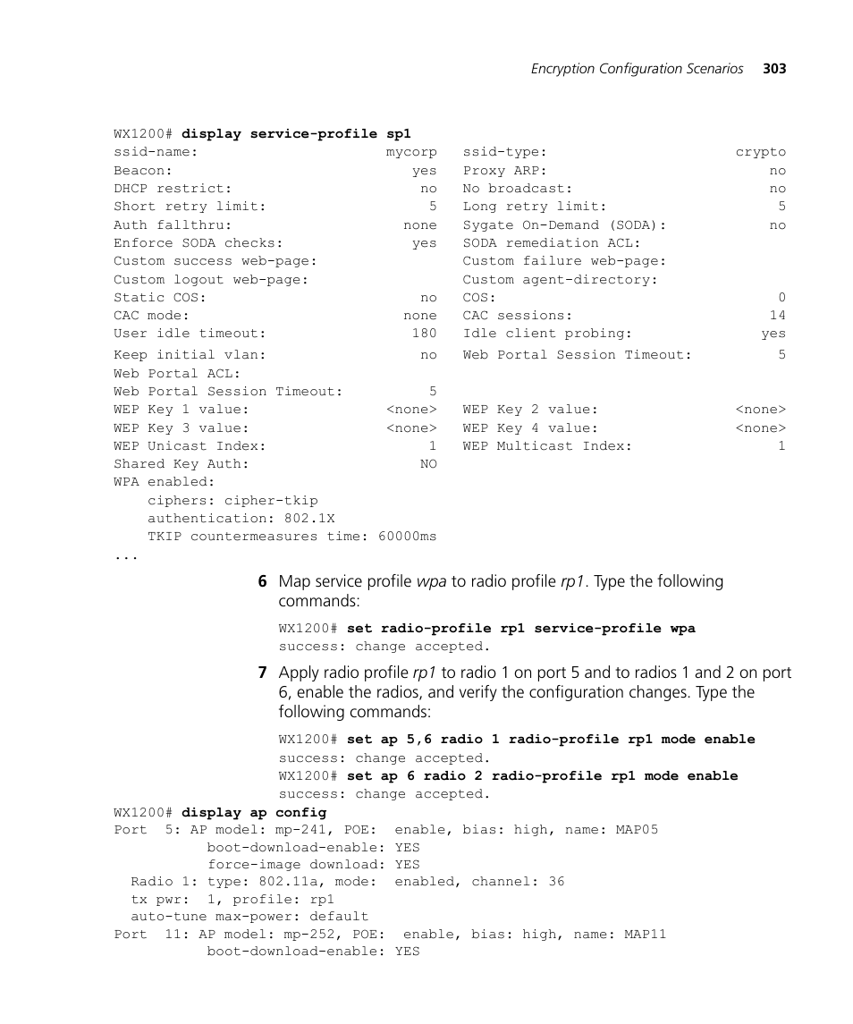 3Com WX4400 3CRWX440095A User Manual | Page 303 / 728