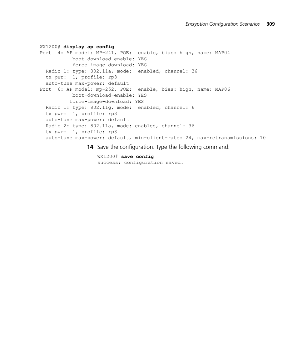 3Com WX4400 3CRWX440095A User Manual | Page 309 / 728