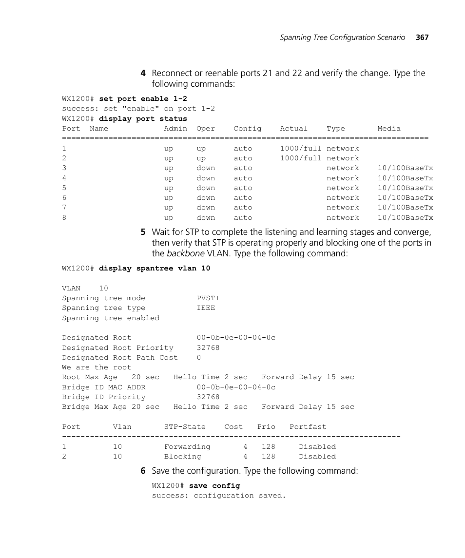 3Com WX4400 3CRWX440095A User Manual | Page 367 / 728