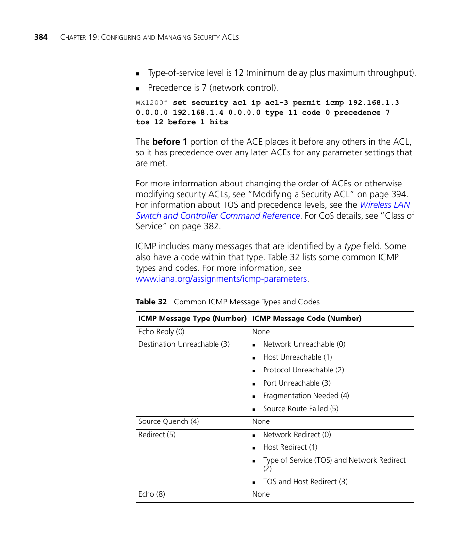 Precedence is 7 (network control) | 3Com WX4400 3CRWX440095A User Manual | Page 384 / 728