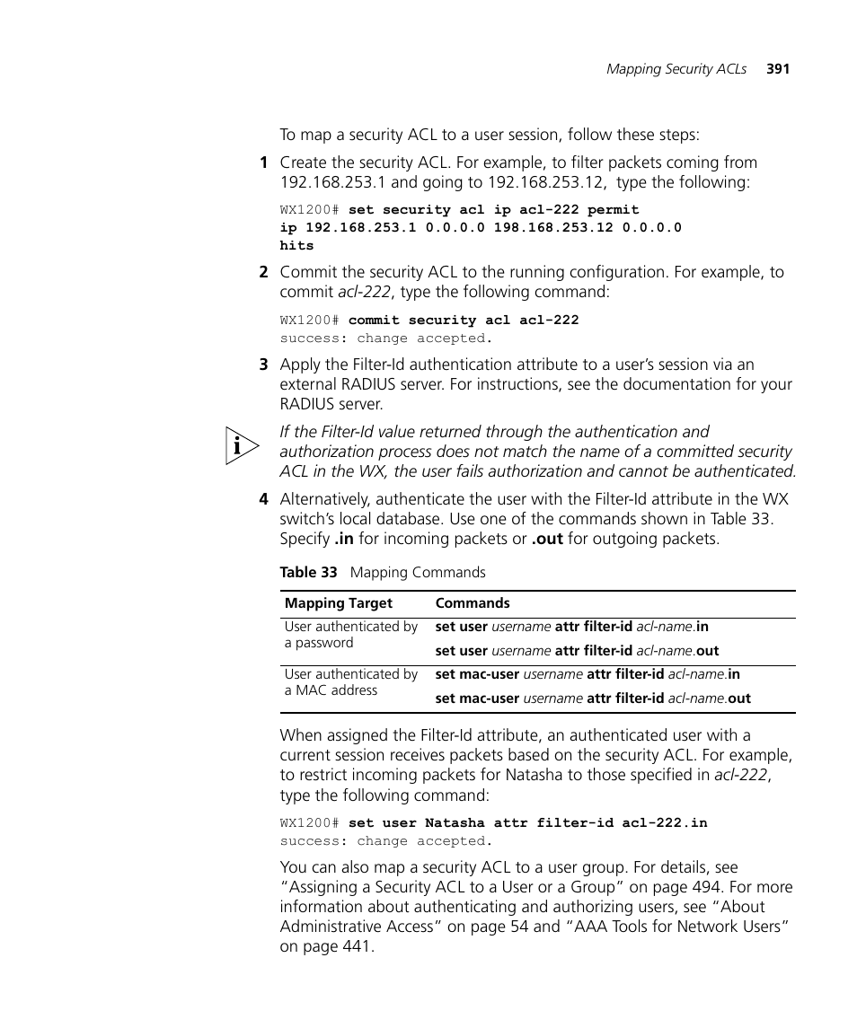 3Com WX4400 3CRWX440095A User Manual | Page 391 / 728