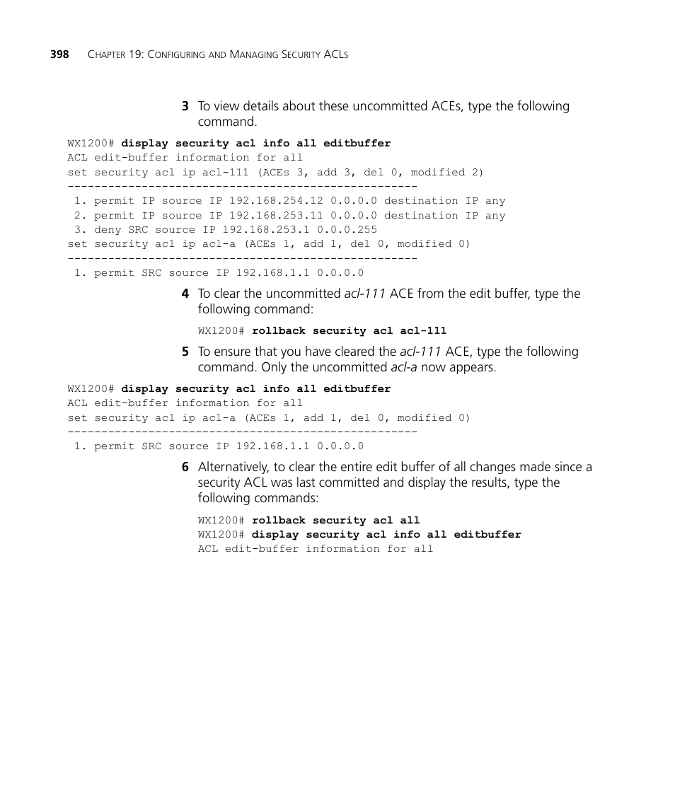 3Com WX4400 3CRWX440095A User Manual | Page 398 / 728