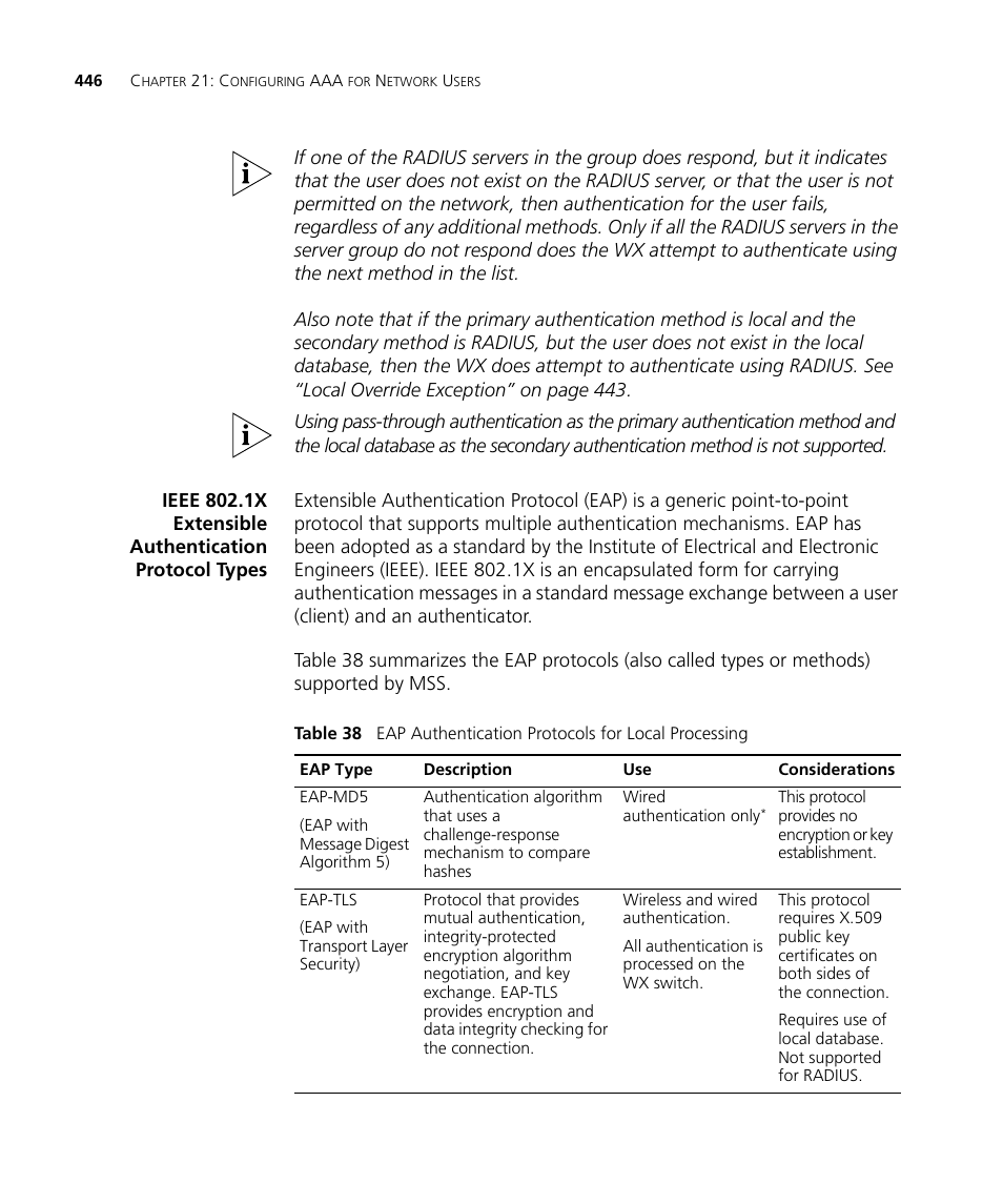 3Com WX4400 3CRWX440095A User Manual | Page 446 / 728