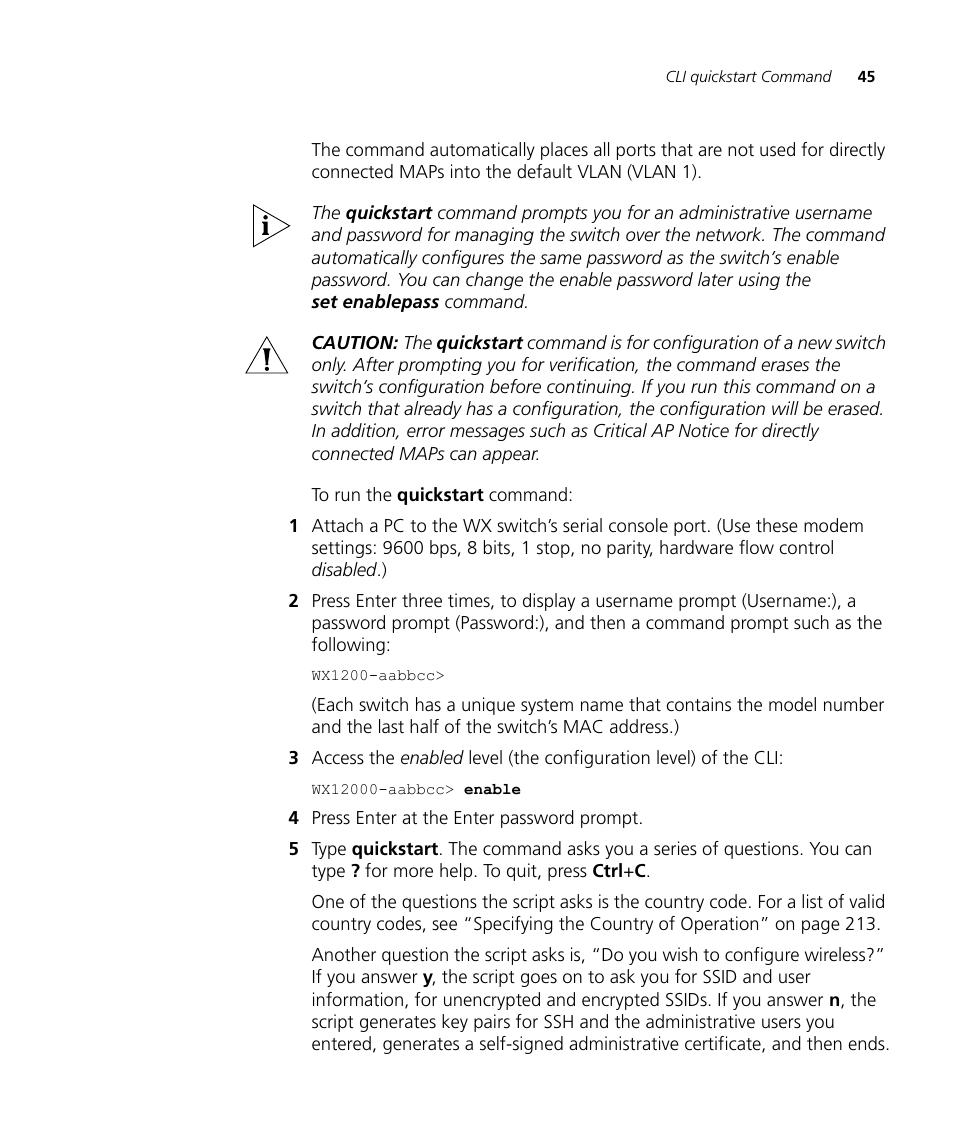 3Com WX4400 3CRWX440095A User Manual | Page 45 / 728