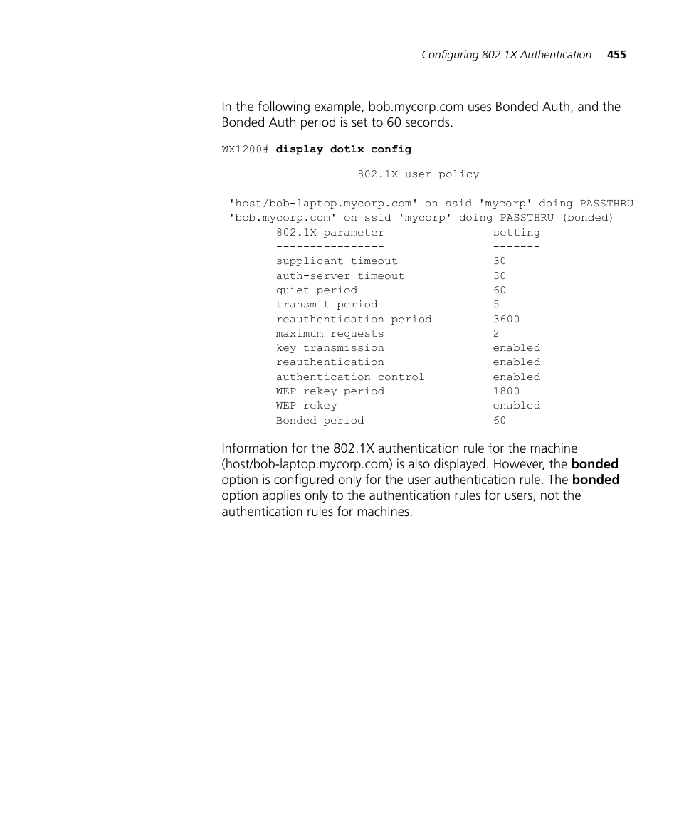 3Com WX4400 3CRWX440095A User Manual | Page 455 / 728