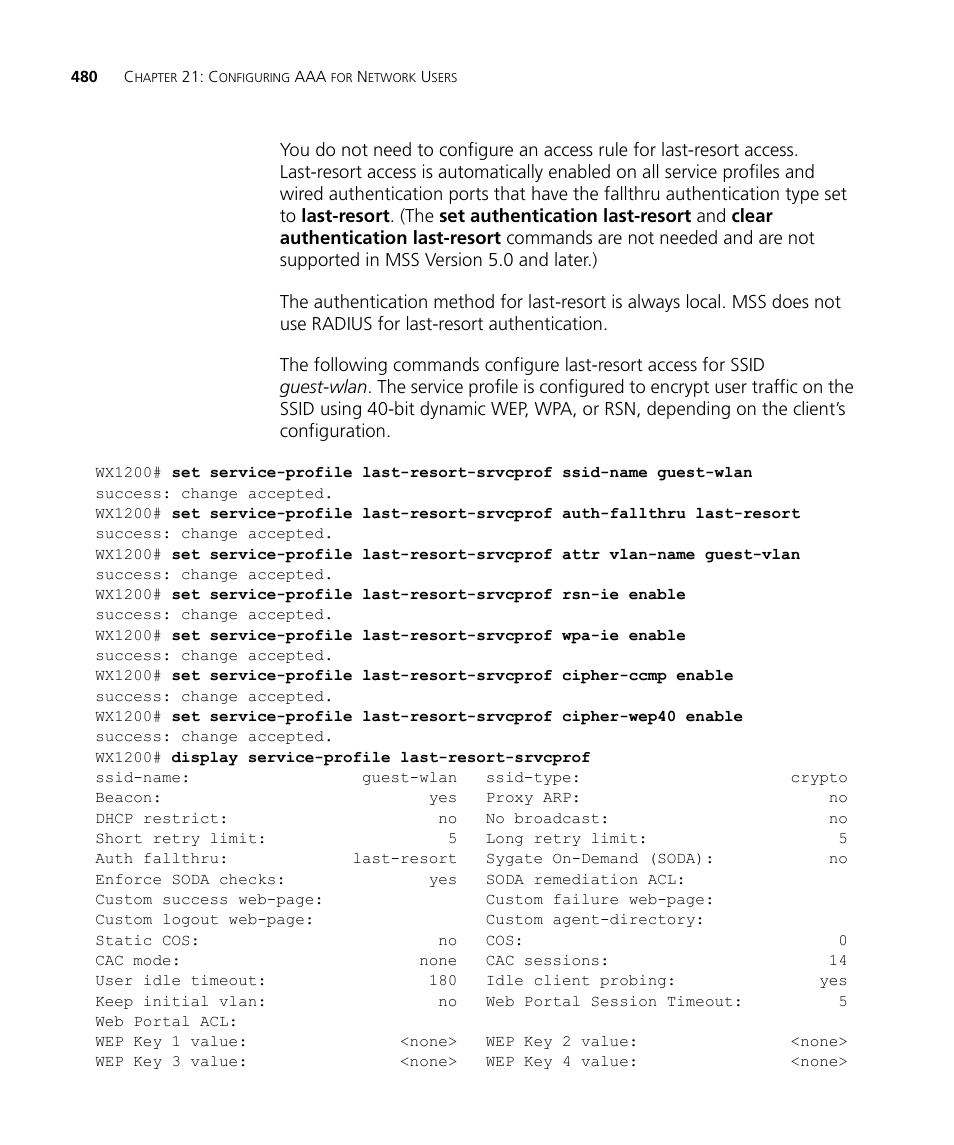 3Com WX4400 3CRWX440095A User Manual | Page 480 / 728
