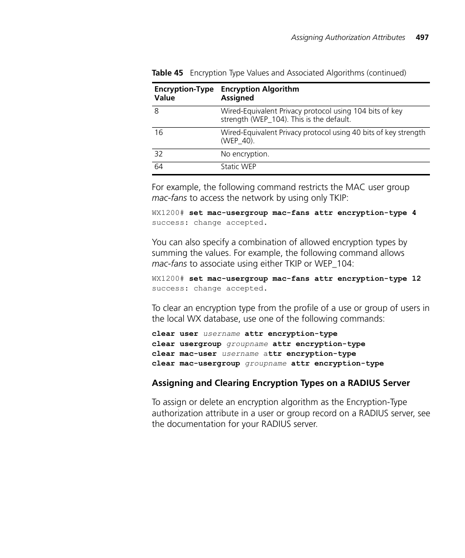 3Com WX4400 3CRWX440095A User Manual | Page 497 / 728