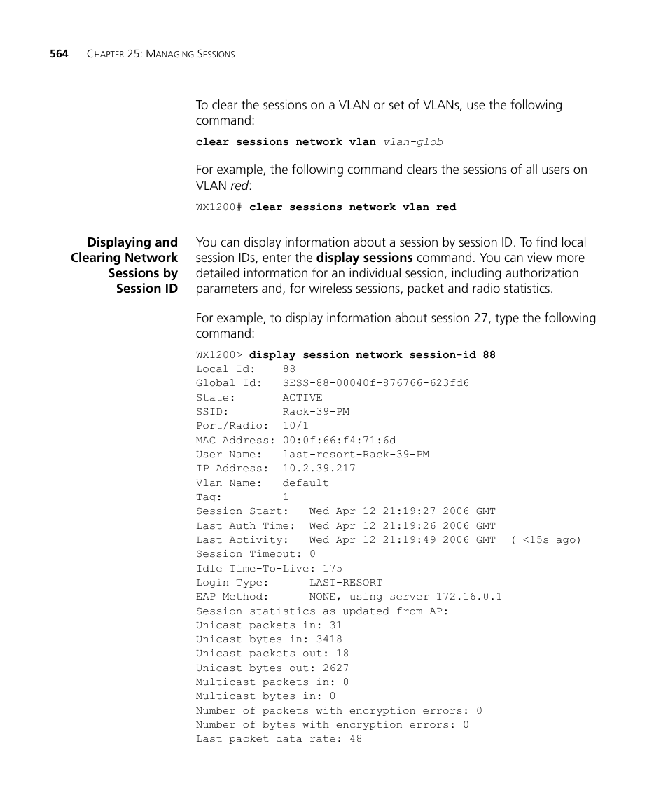 3Com WX4400 3CRWX440095A User Manual | Page 564 / 728