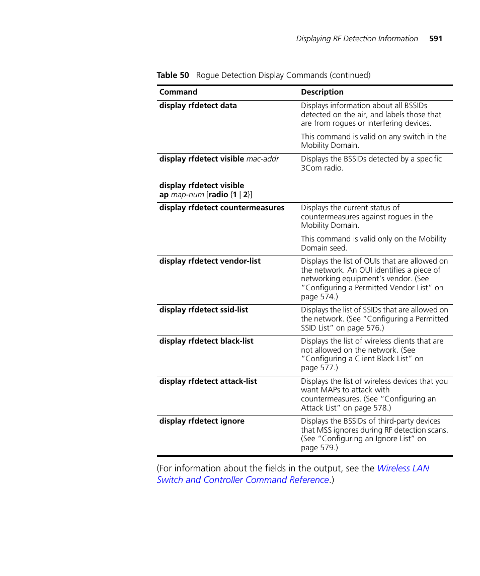 3Com WX4400 3CRWX440095A User Manual | Page 591 / 728