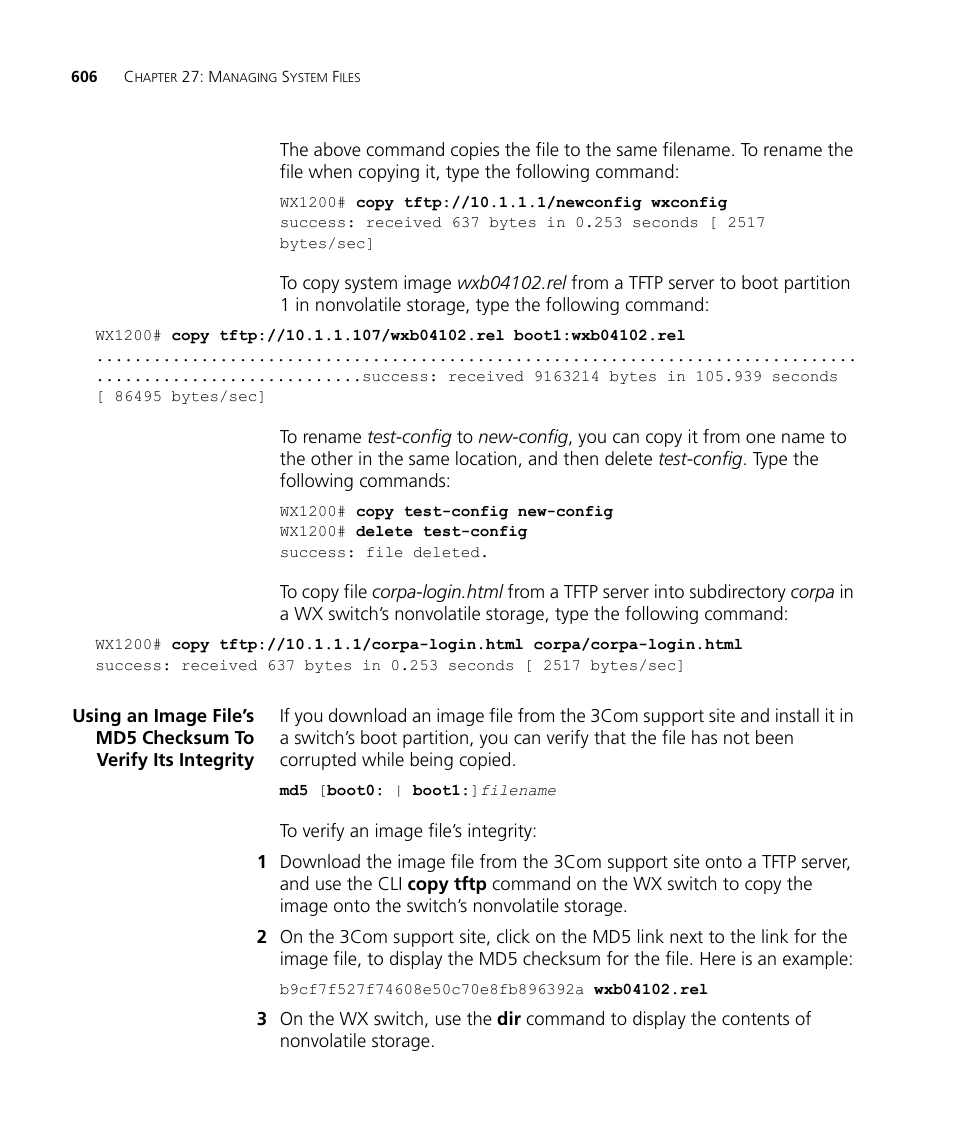 3Com WX4400 3CRWX440095A User Manual | Page 606 / 728