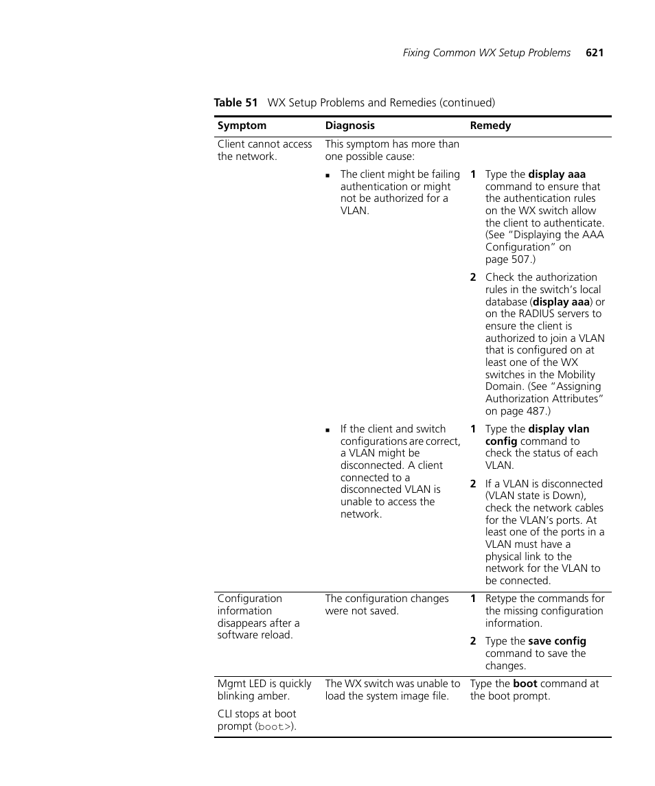 3Com WX4400 3CRWX440095A User Manual | Page 621 / 728