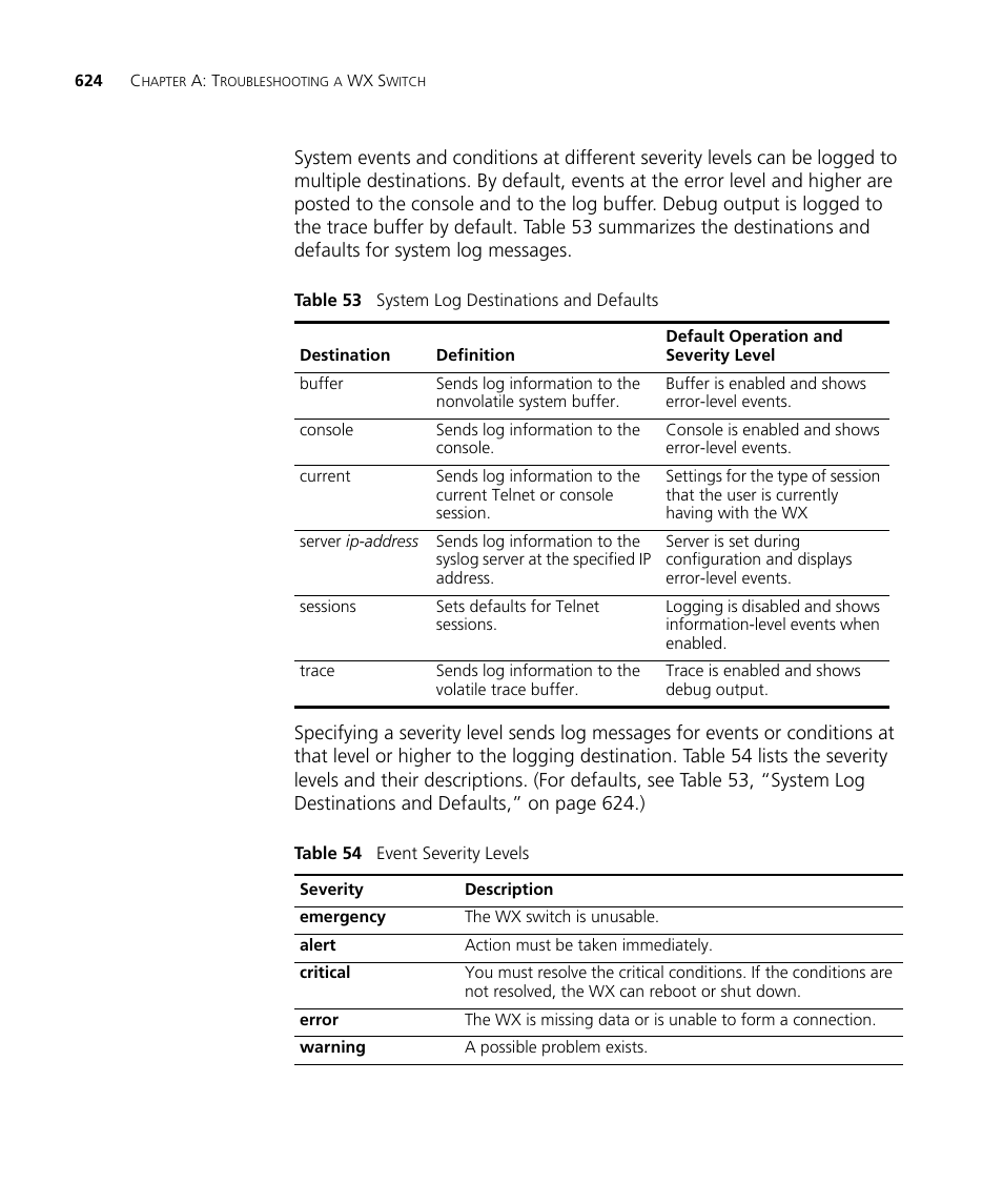 3Com WX4400 3CRWX440095A User Manual | Page 624 / 728