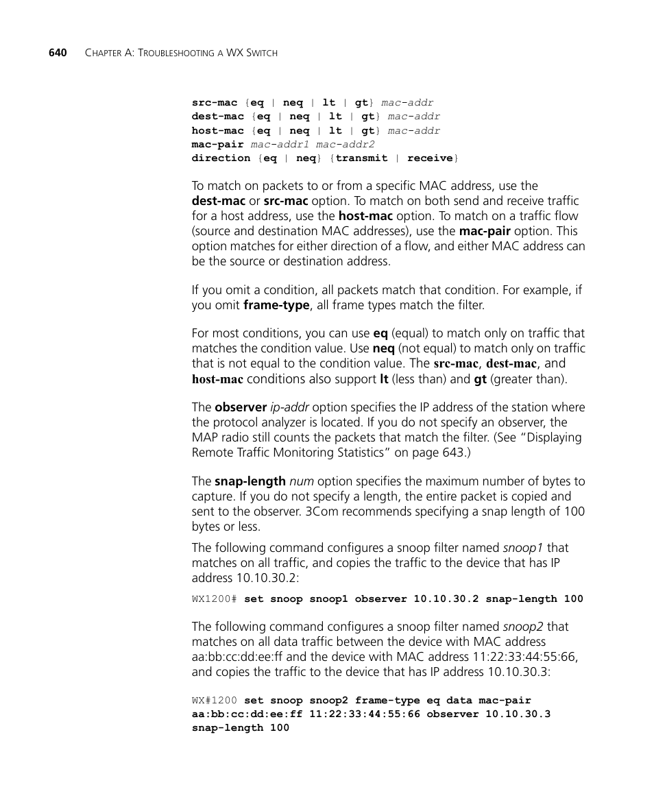 3Com WX4400 3CRWX440095A User Manual | Page 640 / 728