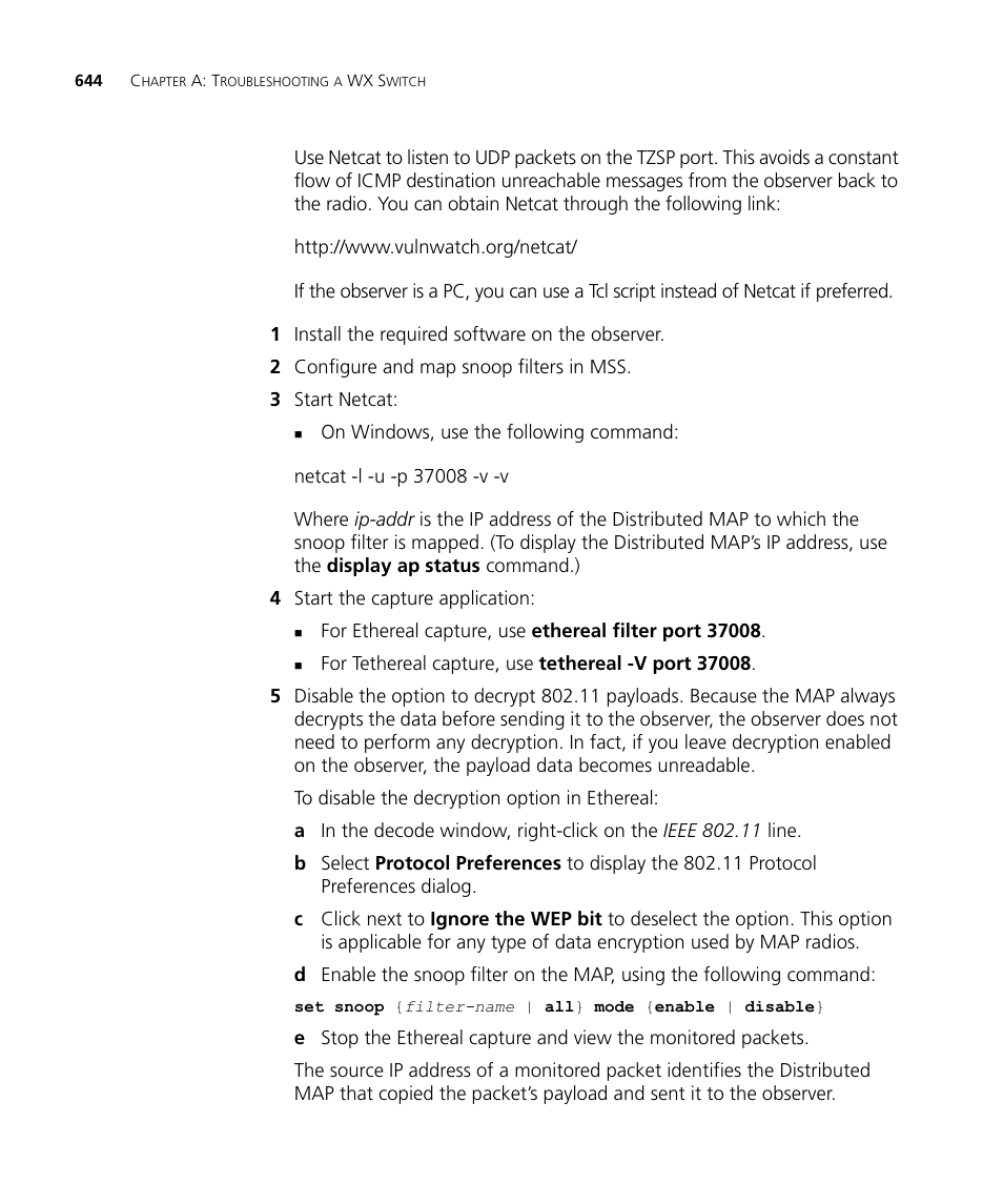 3Com WX4400 3CRWX440095A User Manual | Page 644 / 728