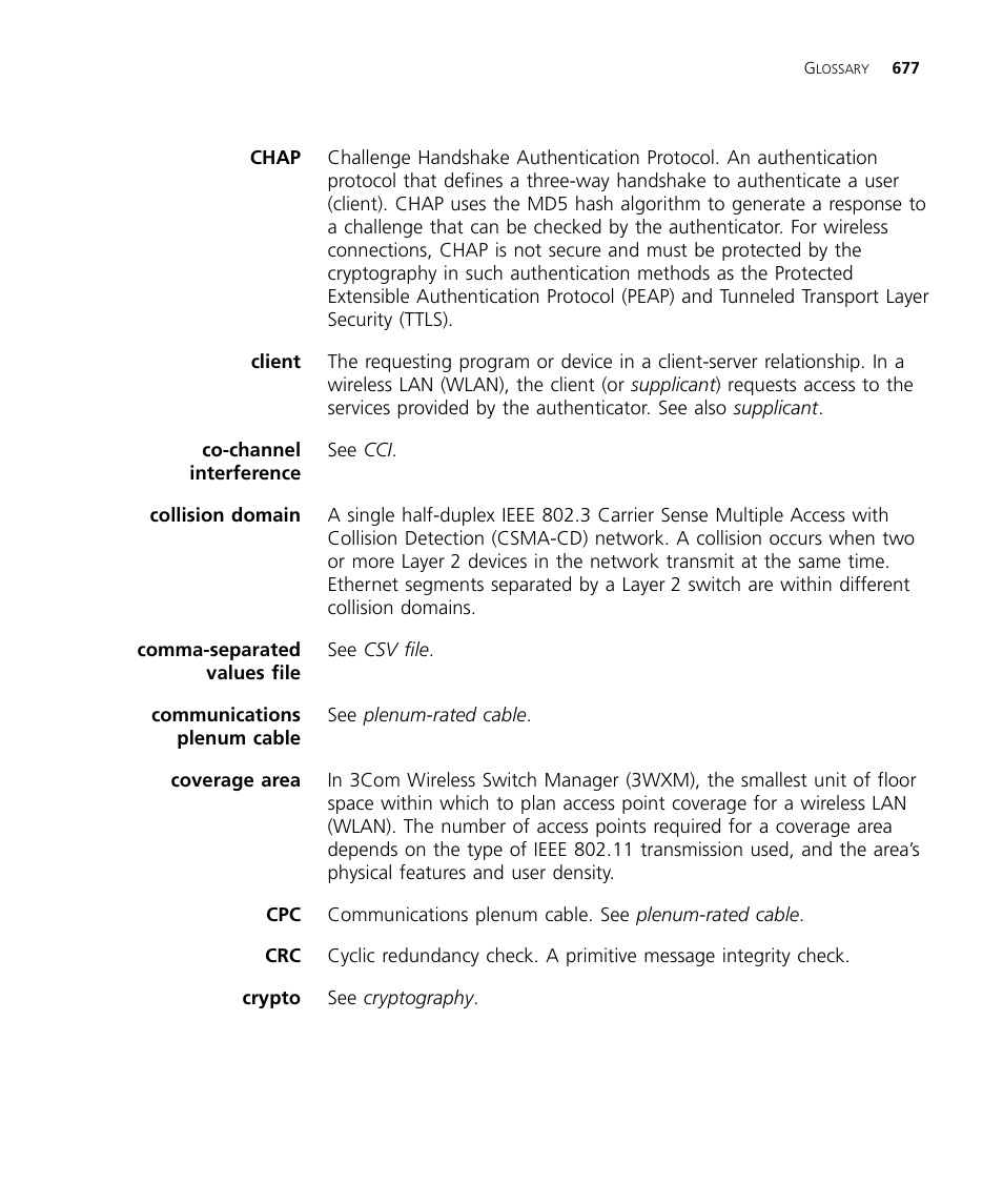Chap | 3Com WX4400 3CRWX440095A User Manual | Page 677 / 728