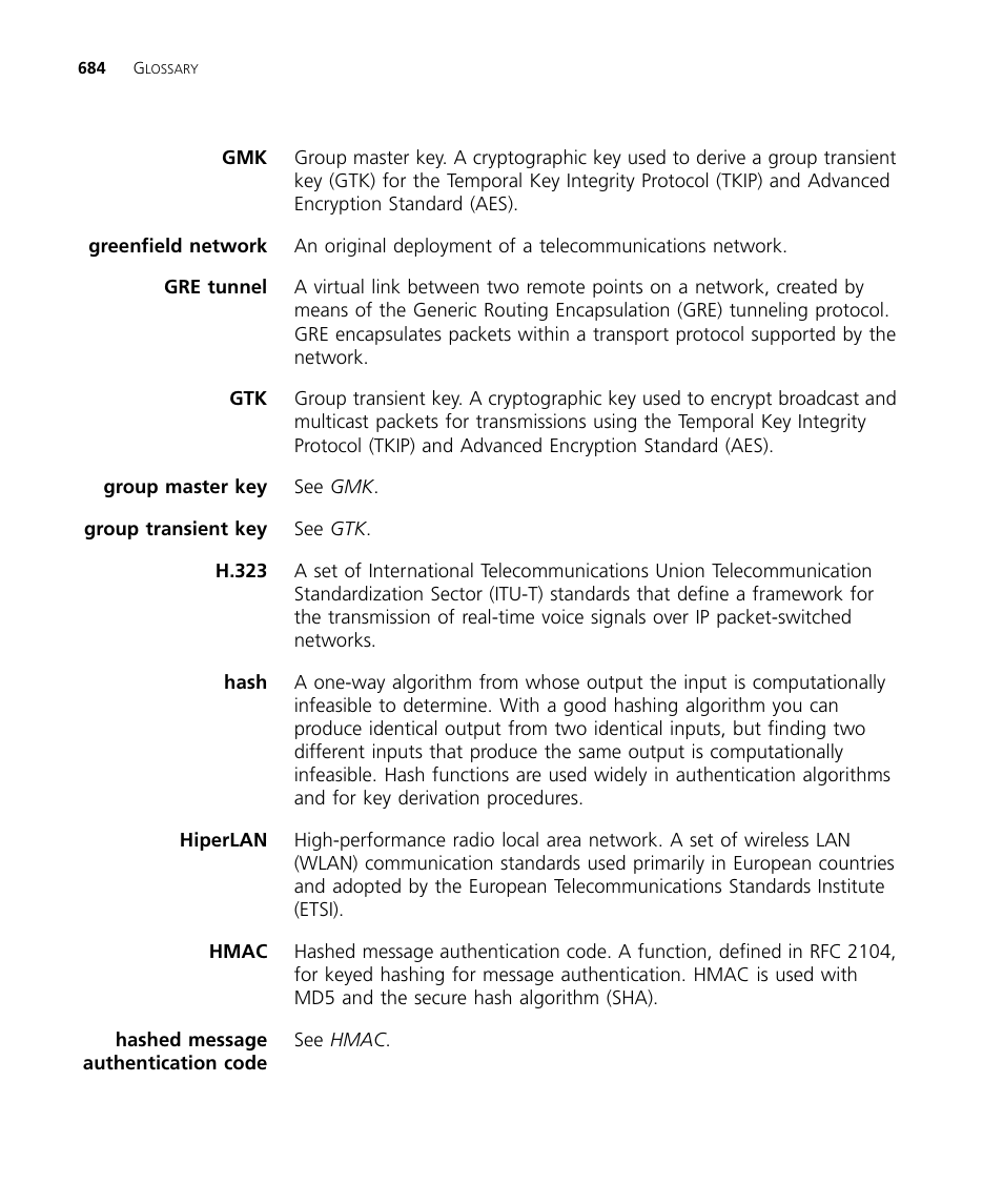 Hash | 3Com WX4400 3CRWX440095A User Manual | Page 684 / 728