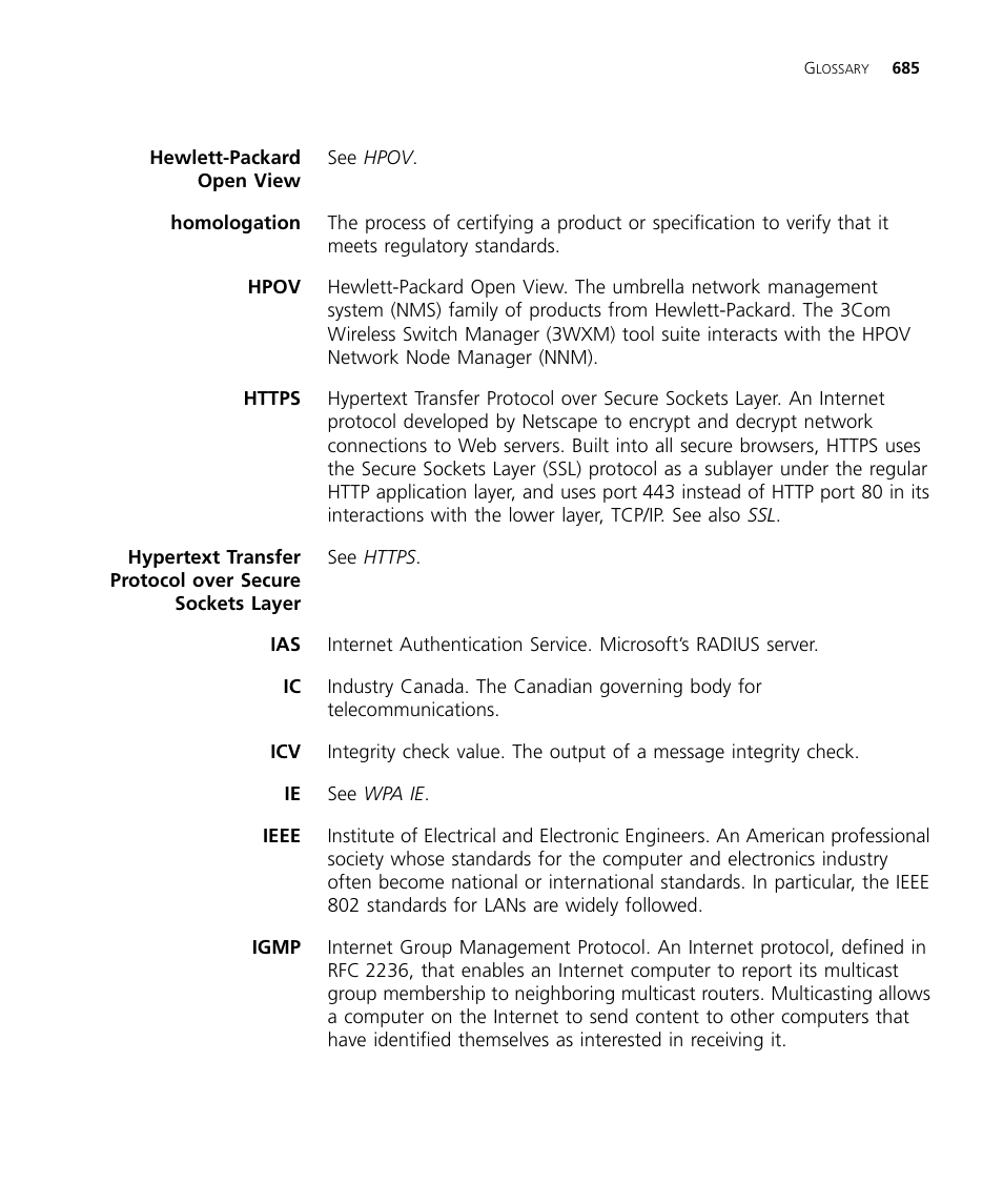 3Com WX4400 3CRWX440095A User Manual | Page 685 / 728