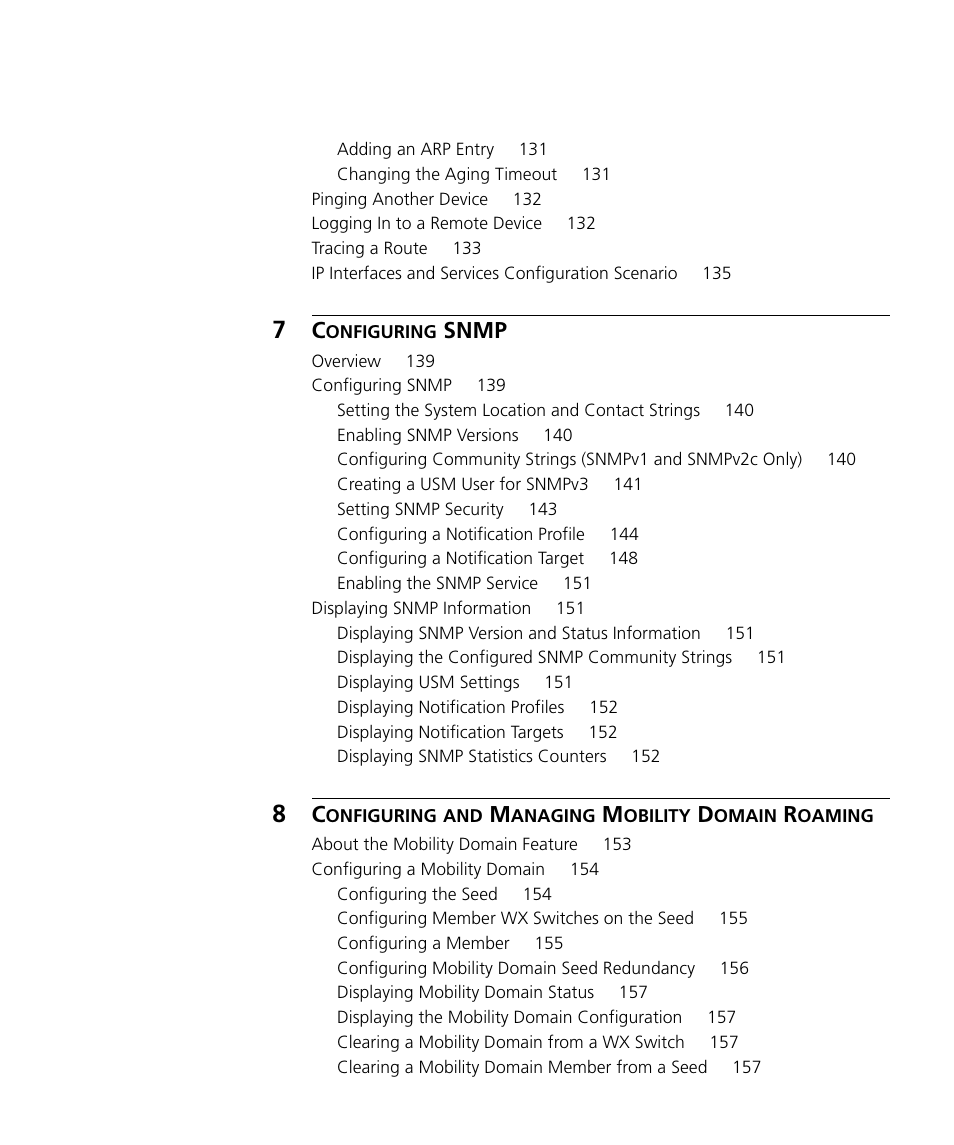 Snmp | 3Com WX4400 3CRWX440095A User Manual | Page 7 / 728