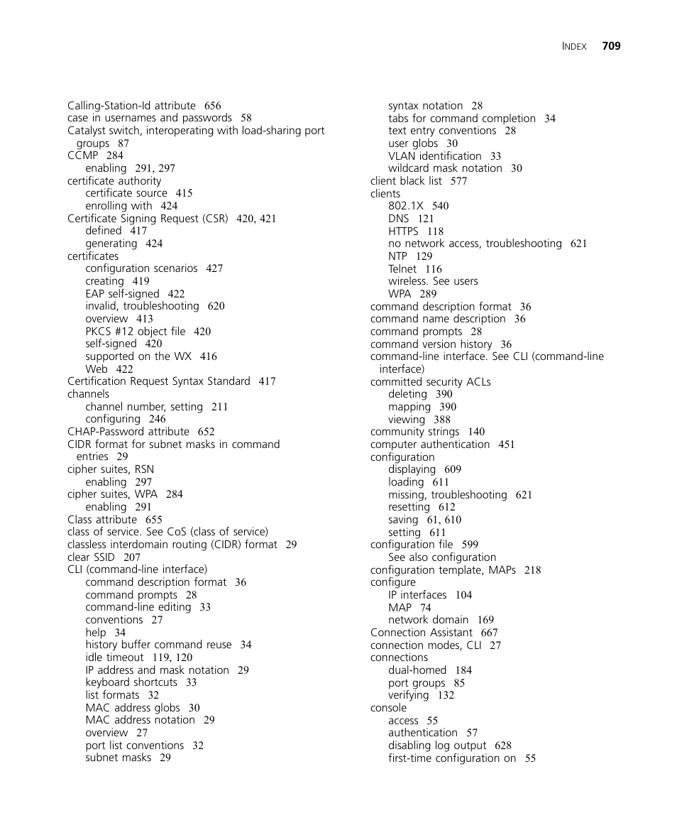3Com WX4400 3CRWX440095A User Manual | Page 709 / 728