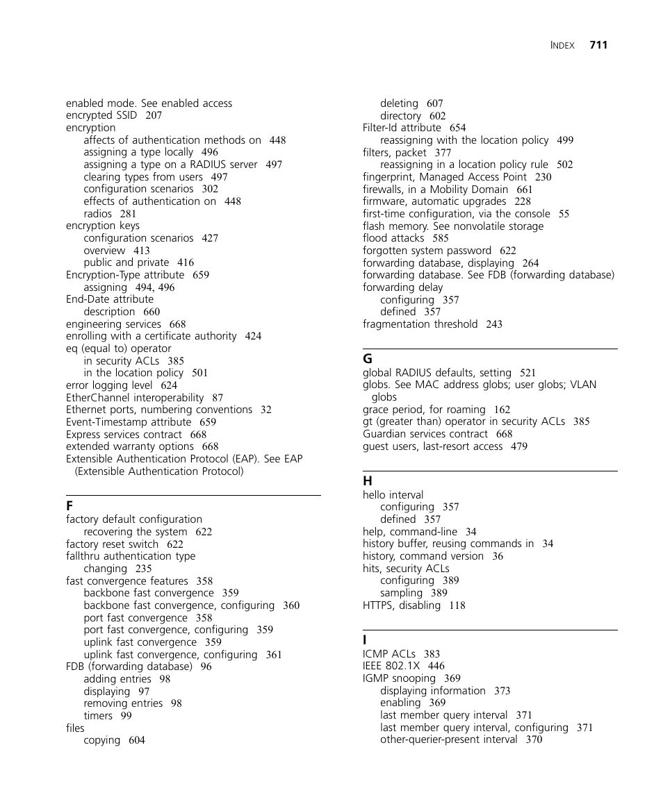3Com WX4400 3CRWX440095A User Manual | Page 711 / 728