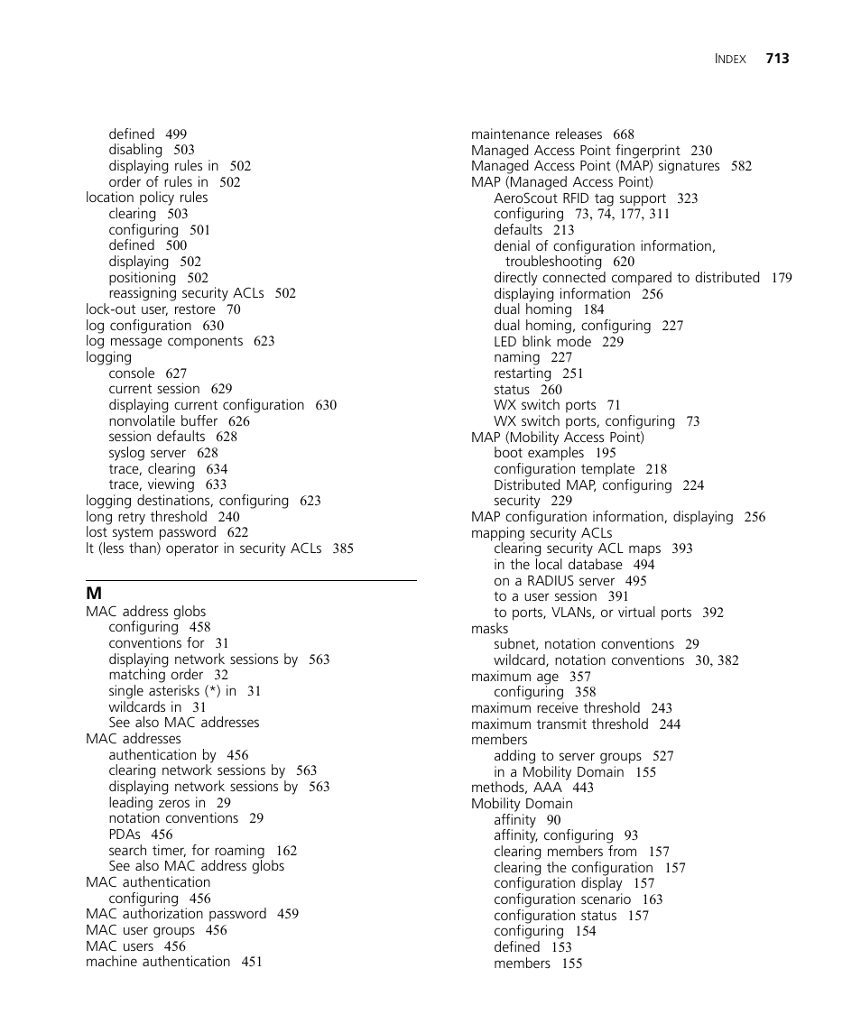 3Com WX4400 3CRWX440095A User Manual | Page 713 / 728