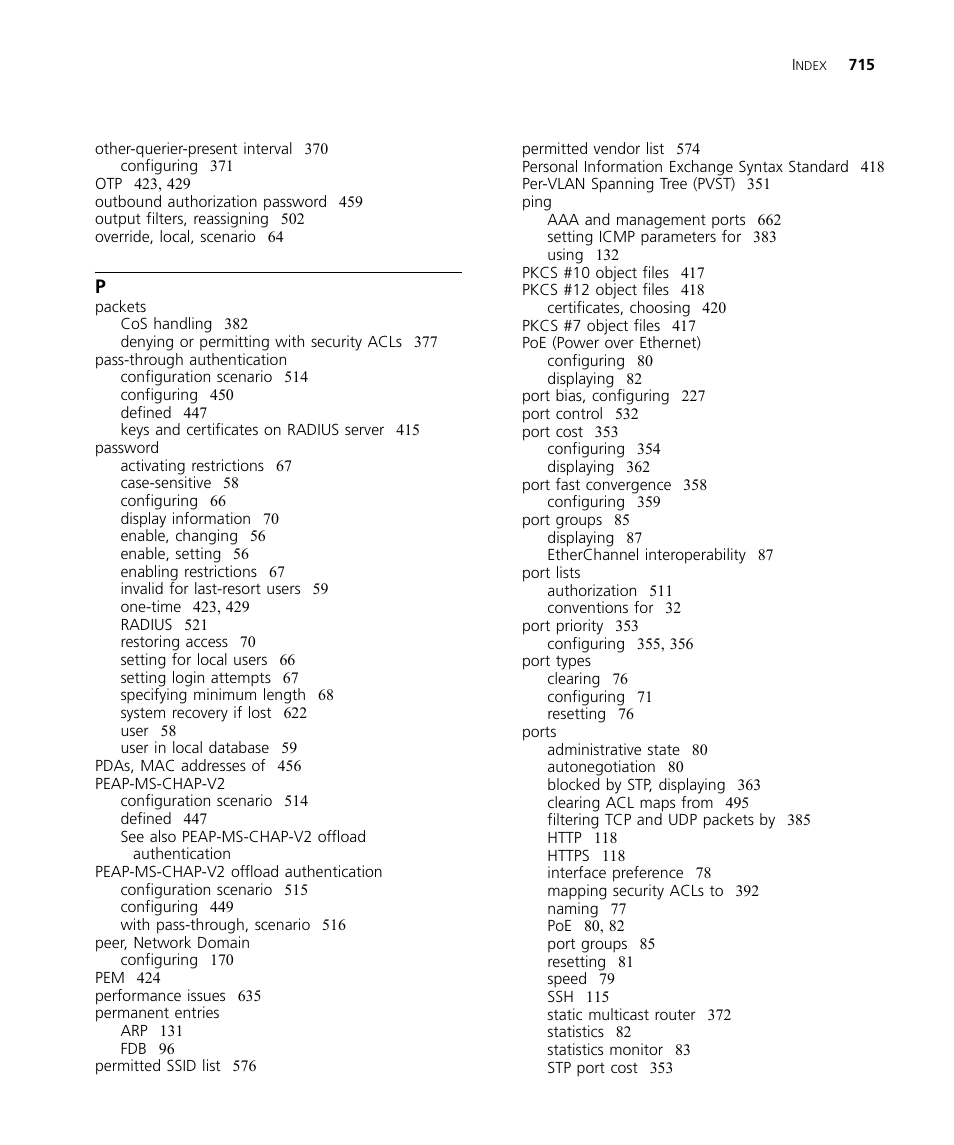 3Com WX4400 3CRWX440095A User Manual | Page 715 / 728