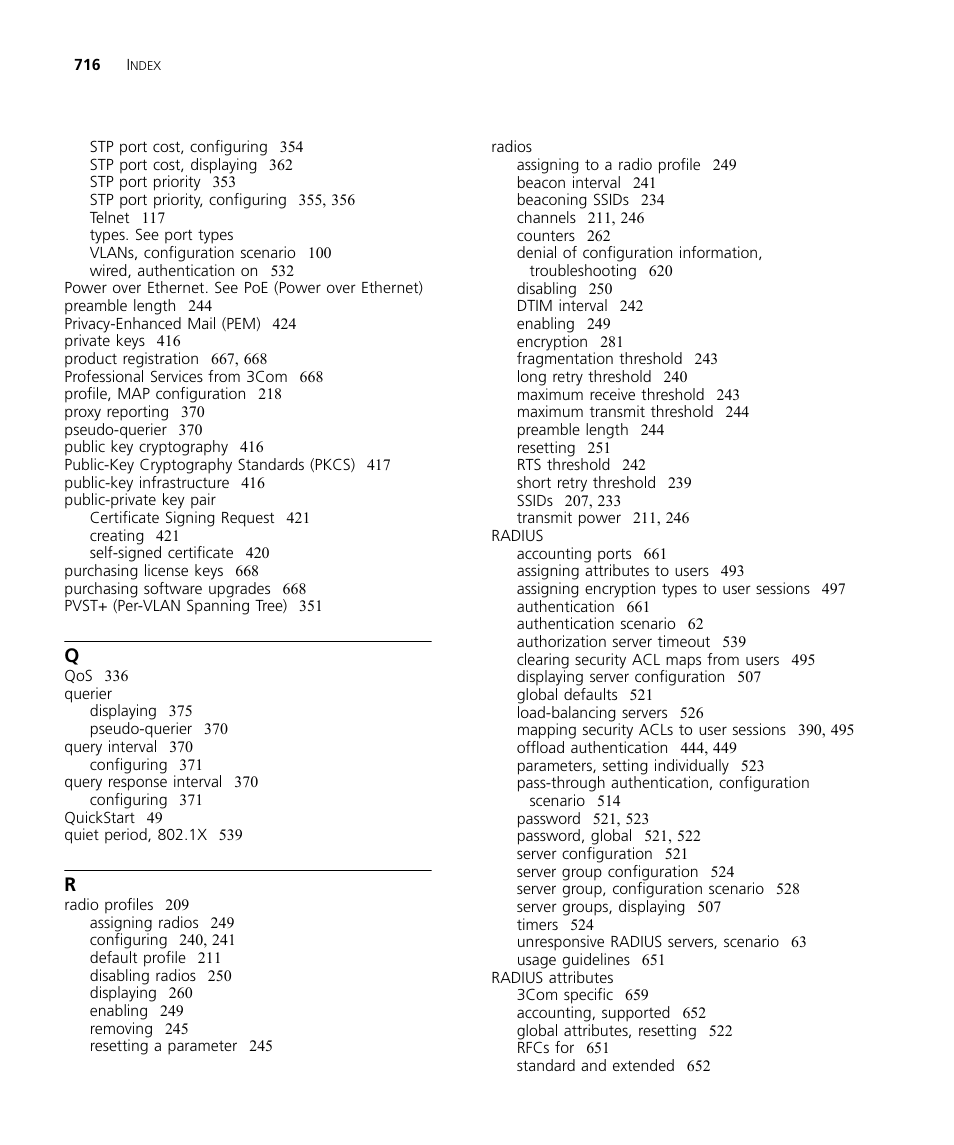 3Com WX4400 3CRWX440095A User Manual | Page 716 / 728