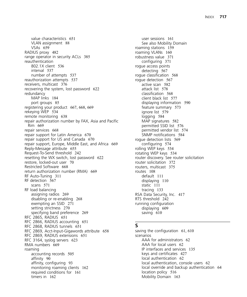 3Com WX4400 3CRWX440095A User Manual | Page 717 / 728