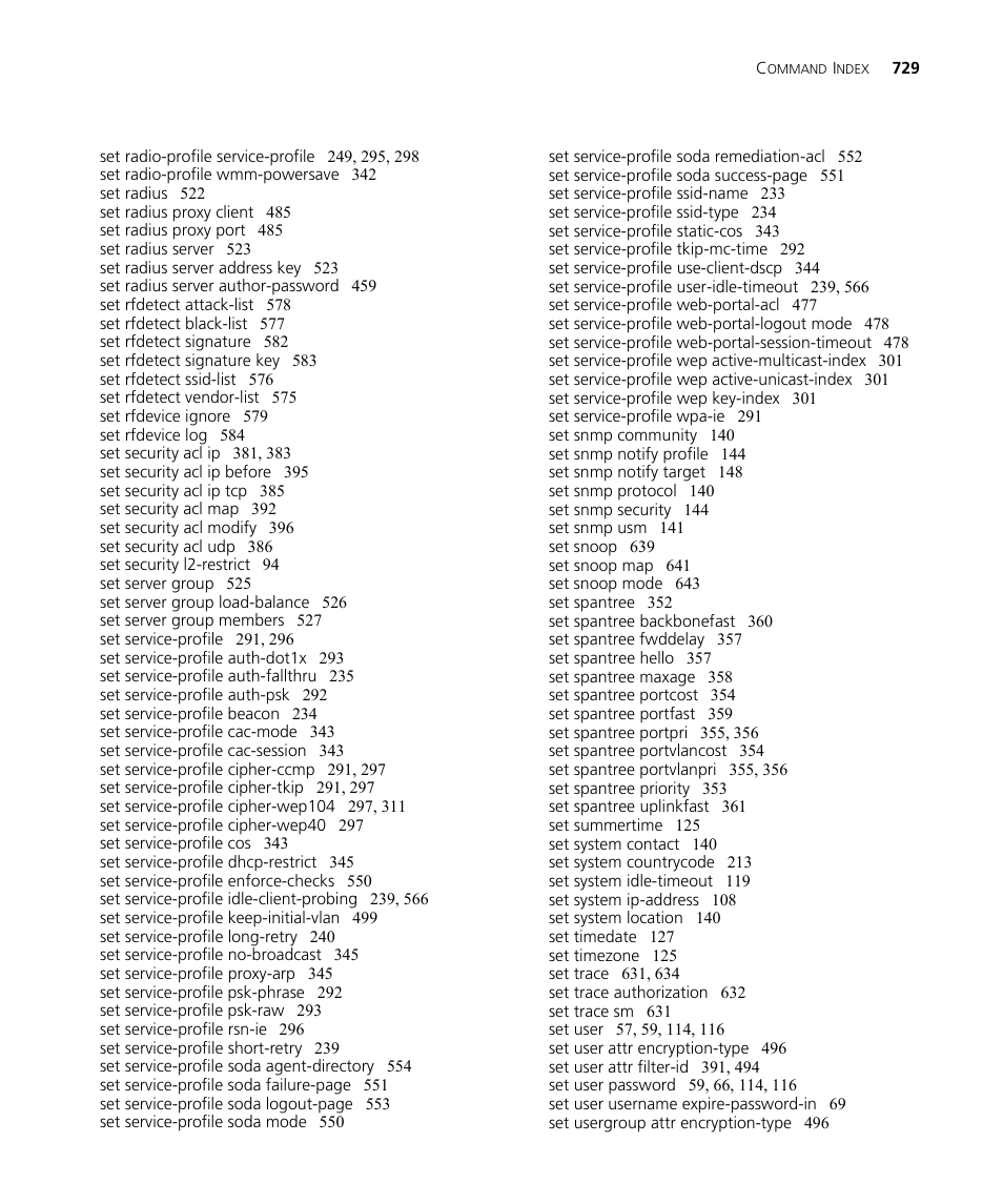 3Com WX4400 3CRWX440095A User Manual | Page 727 / 728