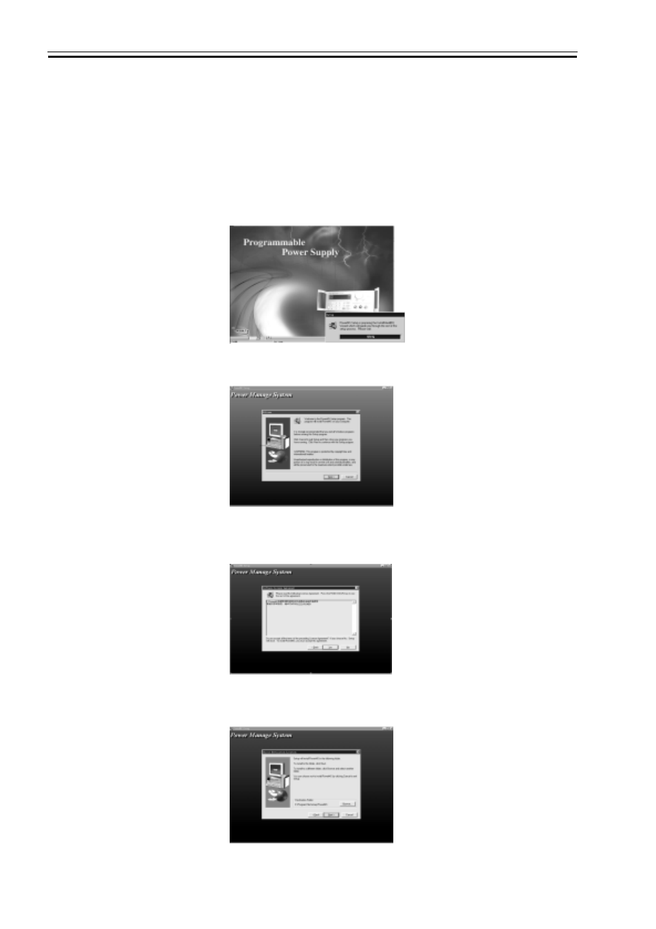 Chapter 3 system installation of powerms software, 1 system installation | Programmable dc 3600 Series User Manual | Page 18 / 27