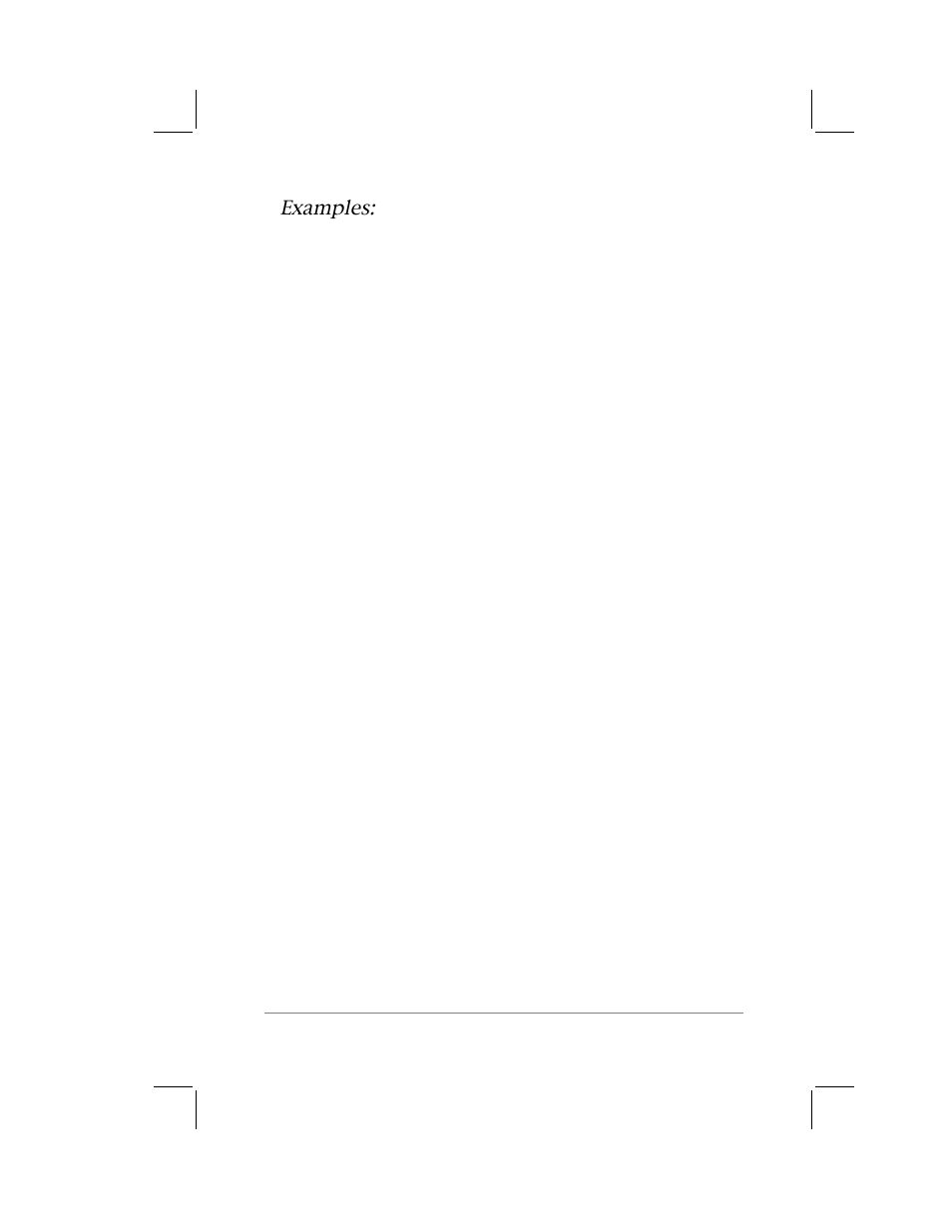 Examples | 3Com PalmPilot Professional Handbook User Manual | Page 63 / 75