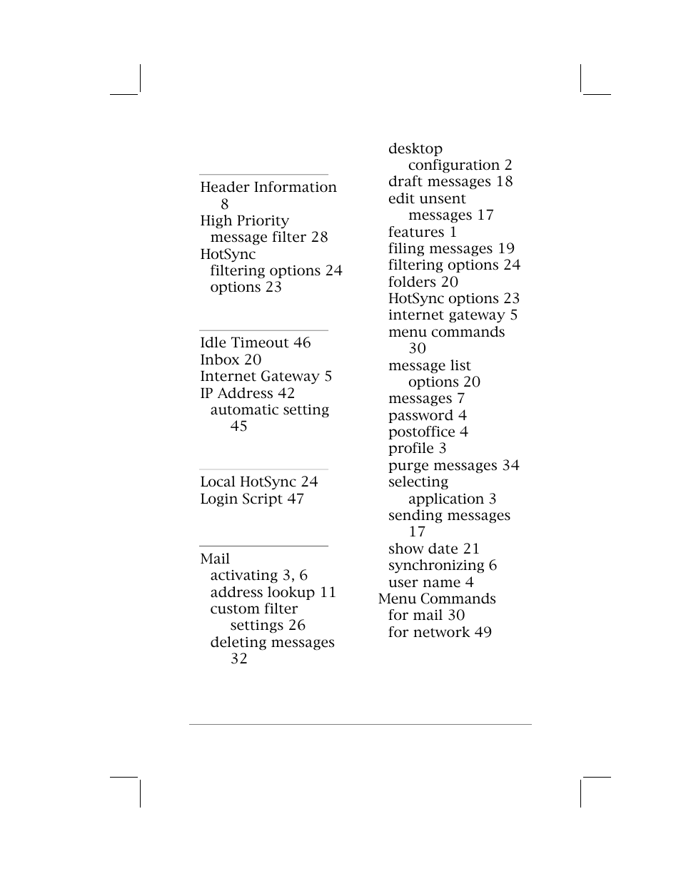 3Com PalmPilot Professional Handbook User Manual | Page 73 / 75