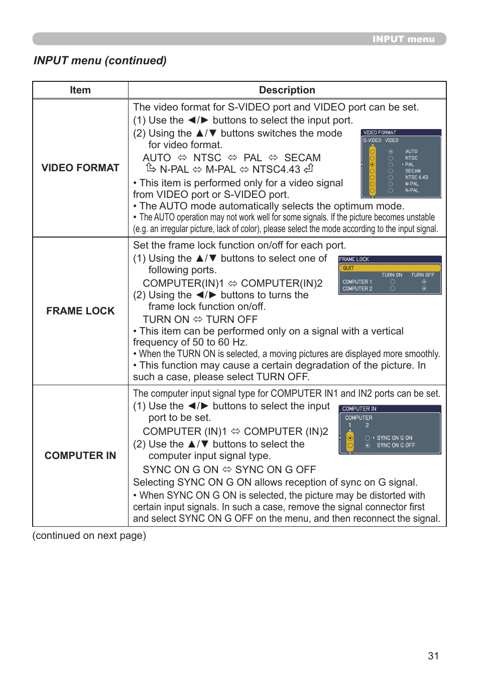 Dukane Projector 8912H User Manual | Page 31 / 66