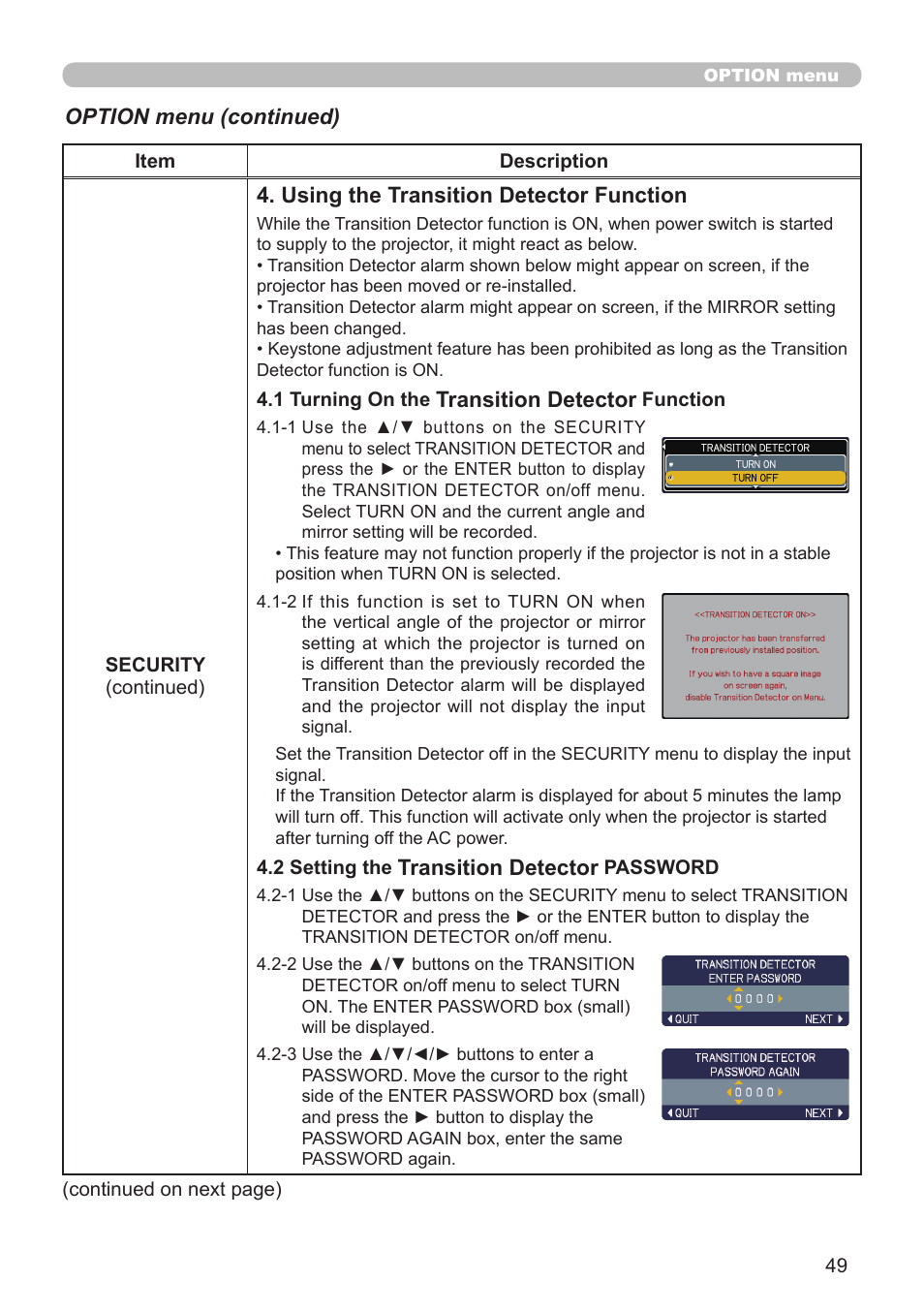 Dukane Projector 8912H User Manual | Page 49 / 66