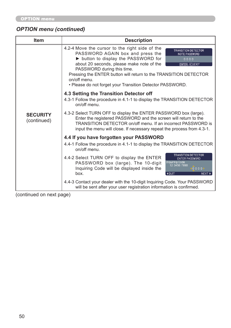 Dukane Projector 8912H User Manual | Page 50 / 66