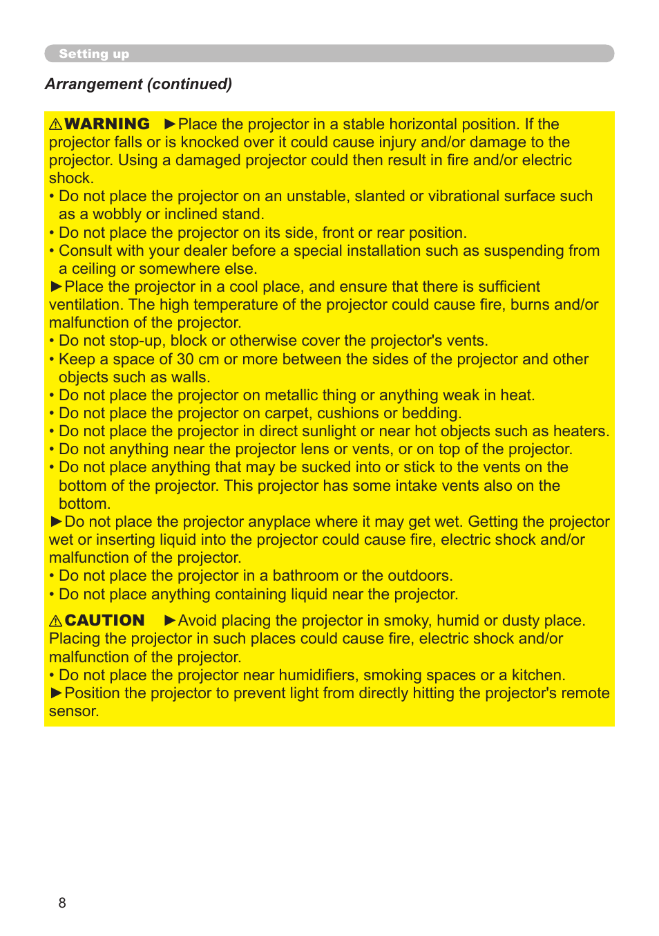 Dukane Projector 8912H User Manual | Page 8 / 66