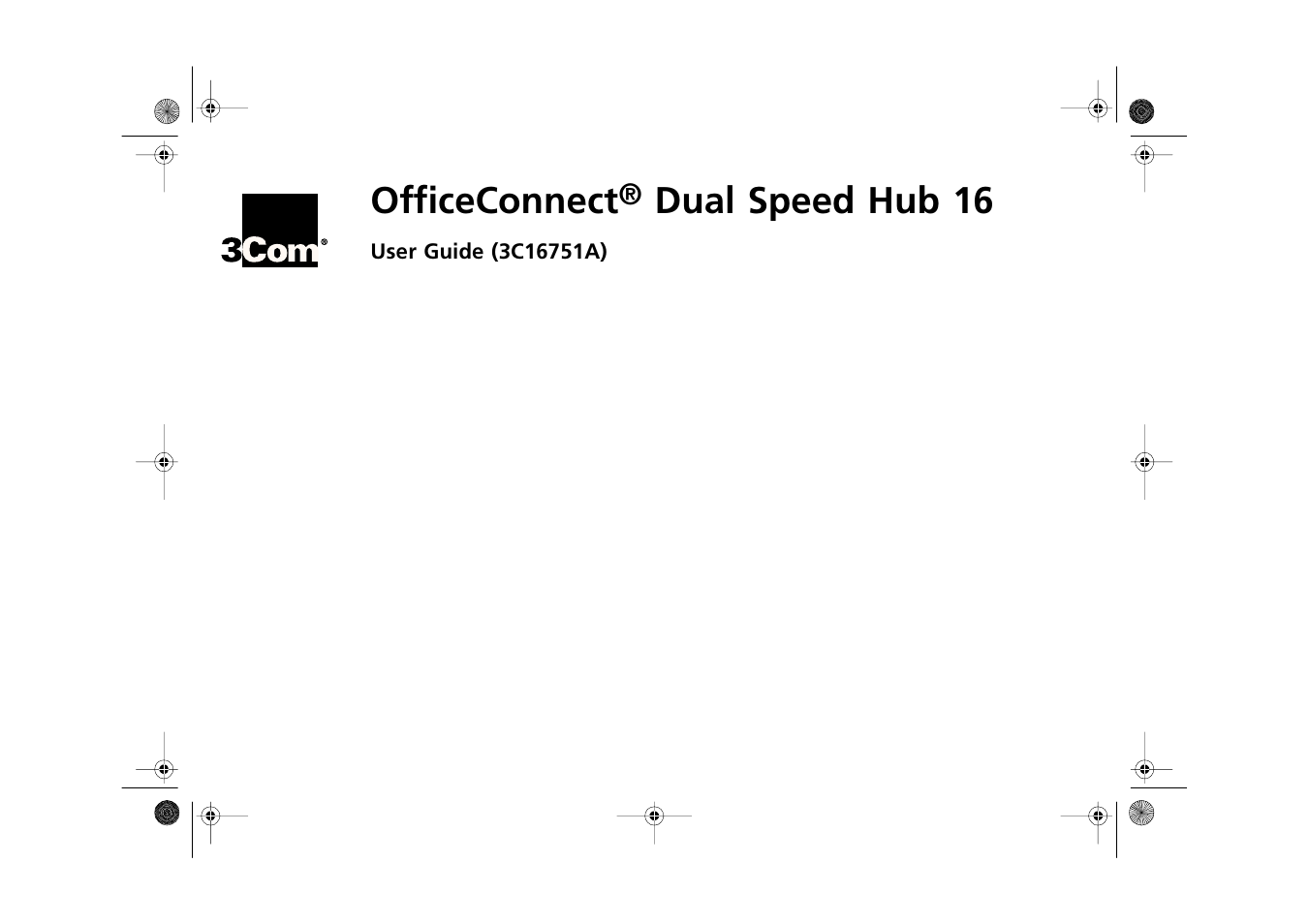 3Com 3C16751A User Manual | 32 pages