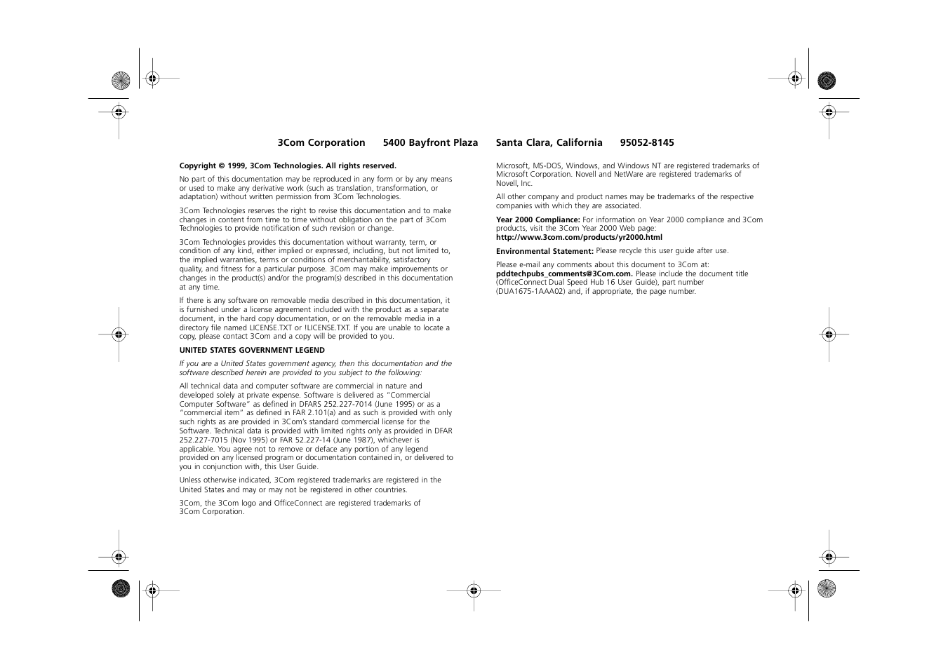 3Com 3C16751A User Manual | Page 2 / 32