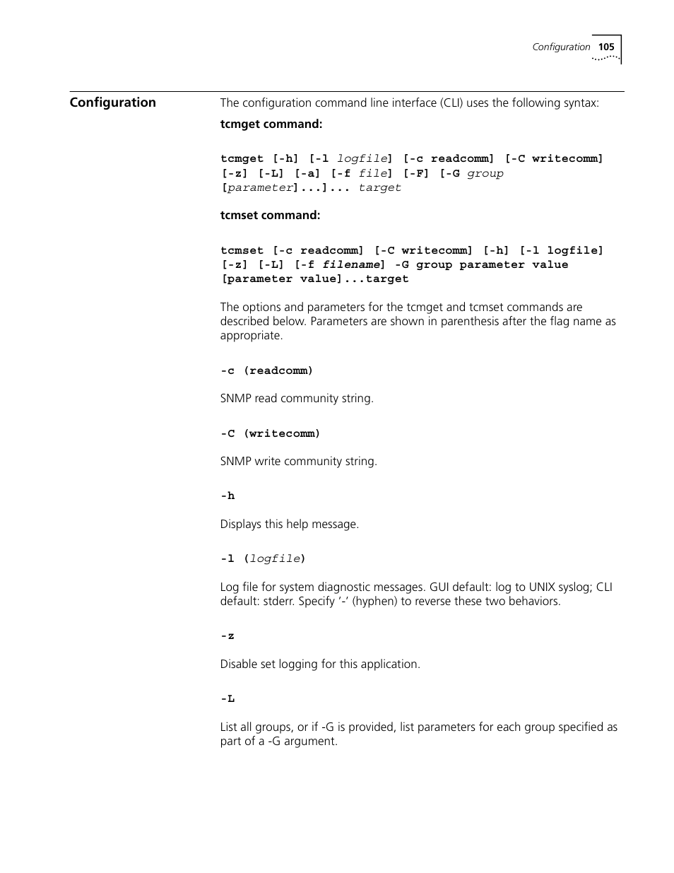 Configuration | 3Com CommWorks 5210 User Manual | Page 105 / 144