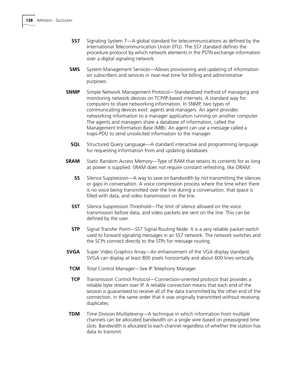 3Com CommWorks 5210 User Manual | Page 138 / 144