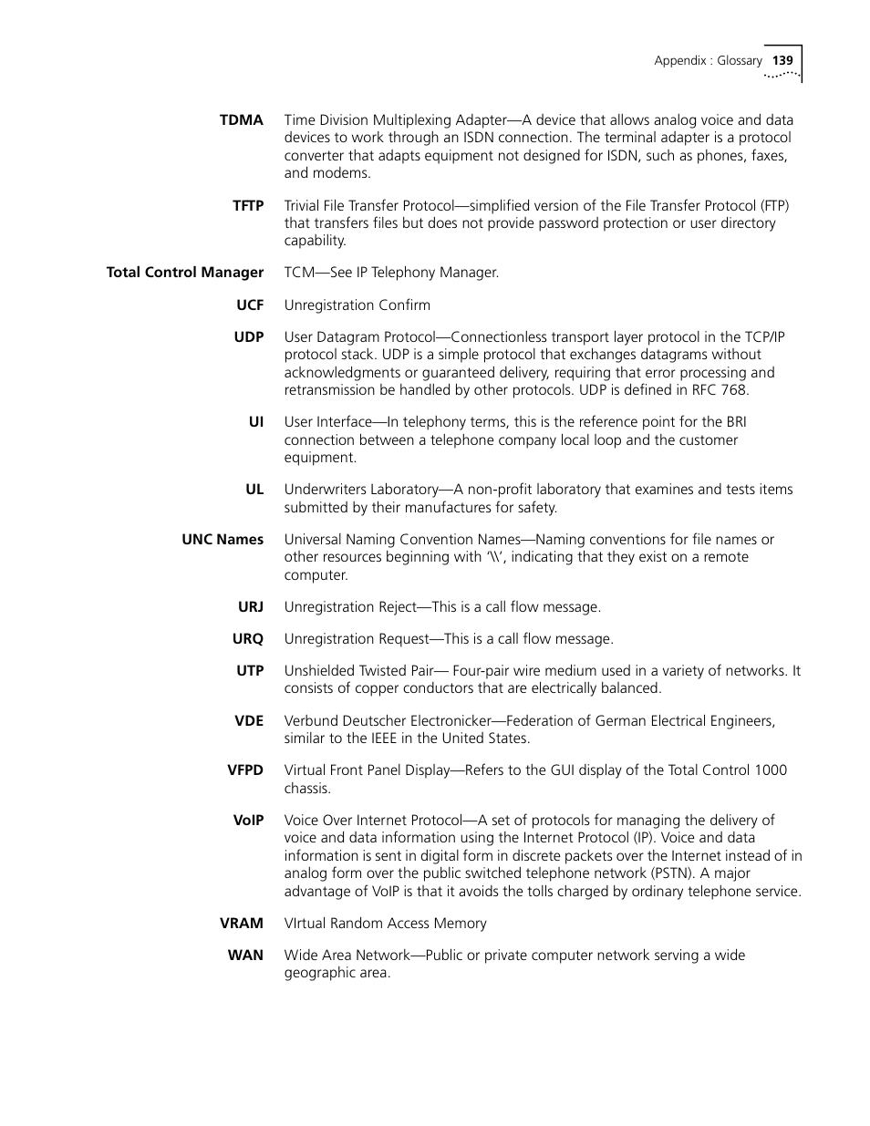 3Com CommWorks 5210 User Manual | Page 139 / 144