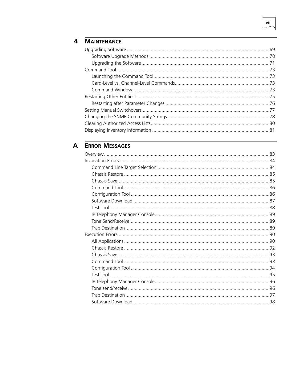 3Com CommWorks 5210 User Manual | Page 7 / 144