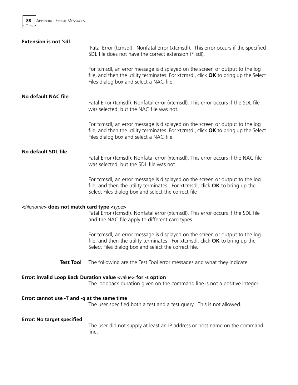 Test tool | 3Com CommWorks 5210 User Manual | Page 88 / 144