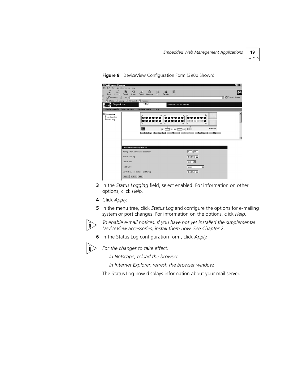 See figure 8 | 3Com 3900 User Manual | Page 19 / 36