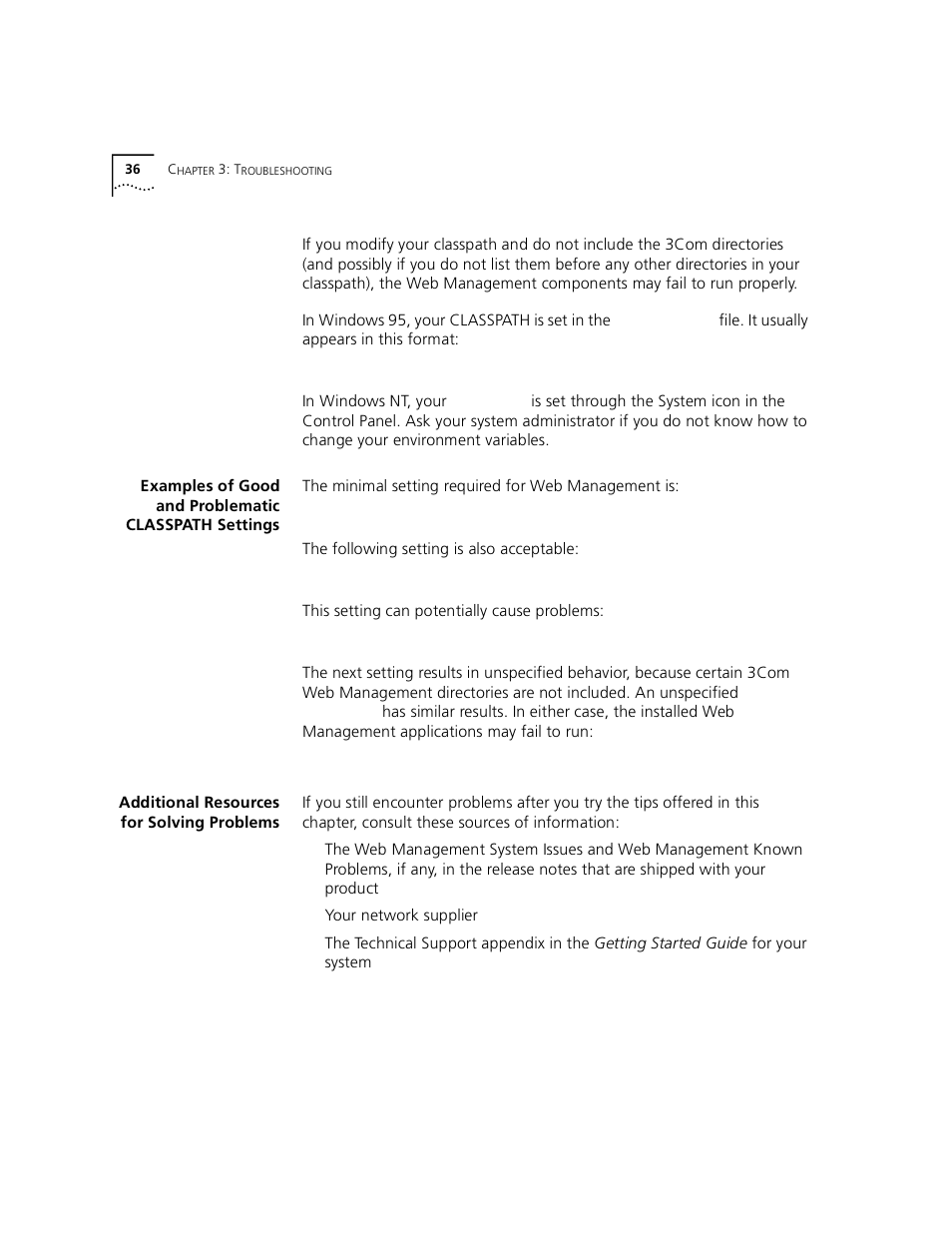 Additional resources for solving problems | 3Com 3900 User Manual | Page 36 / 36