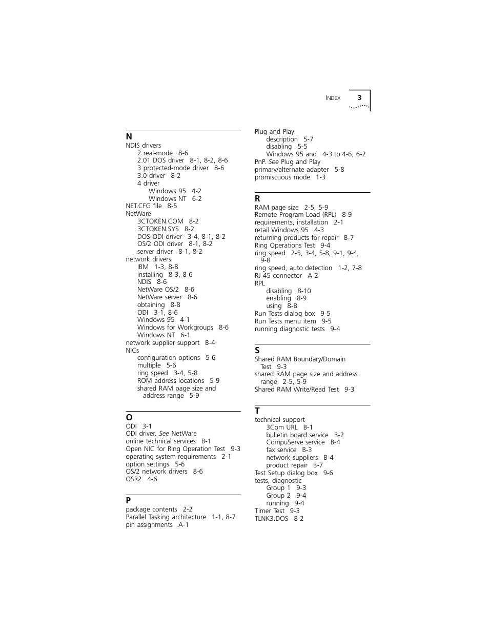 3Com 3C319 User Manual | Page 105 / 110