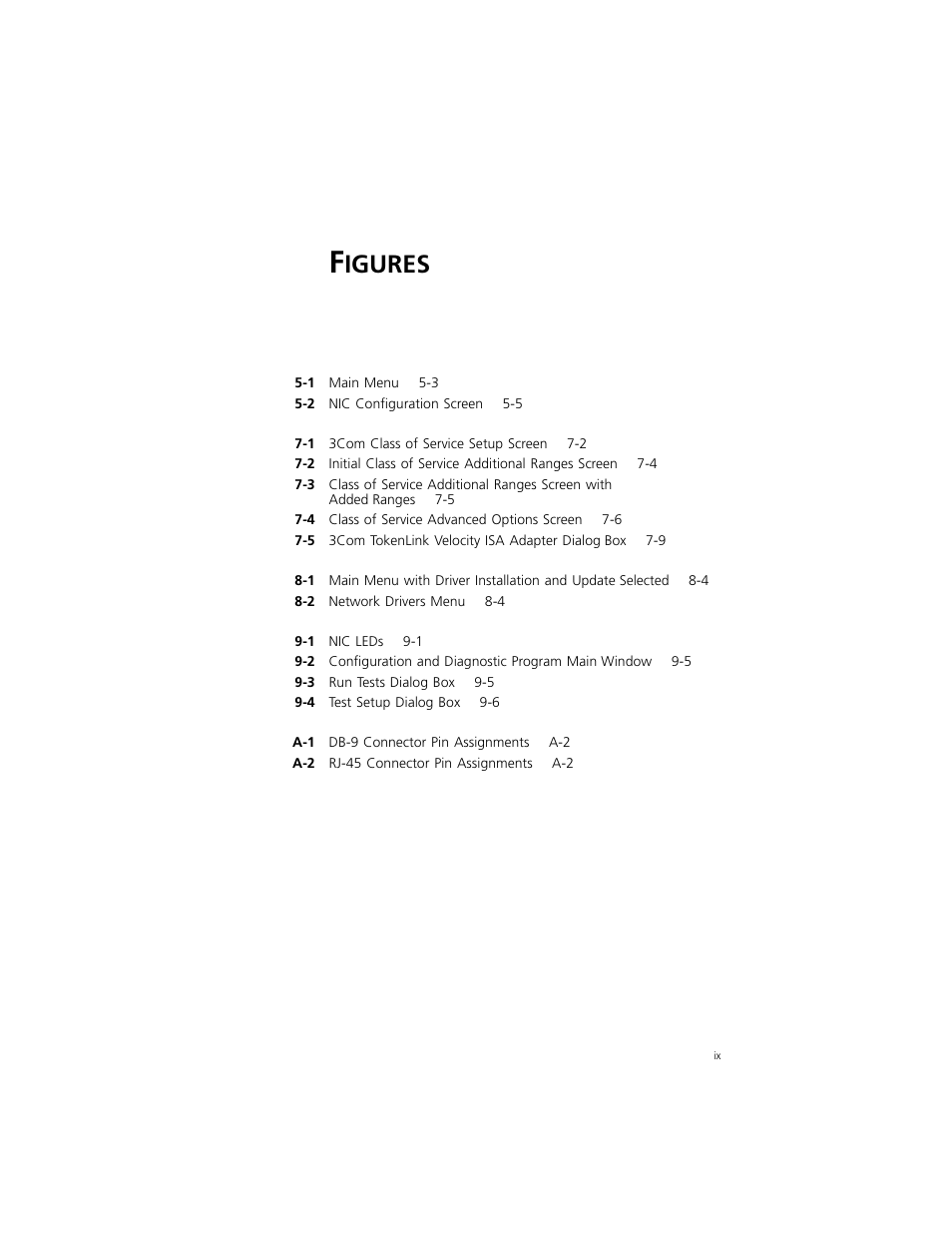 Igures | 3Com 3C319 User Manual | Page 11 / 110