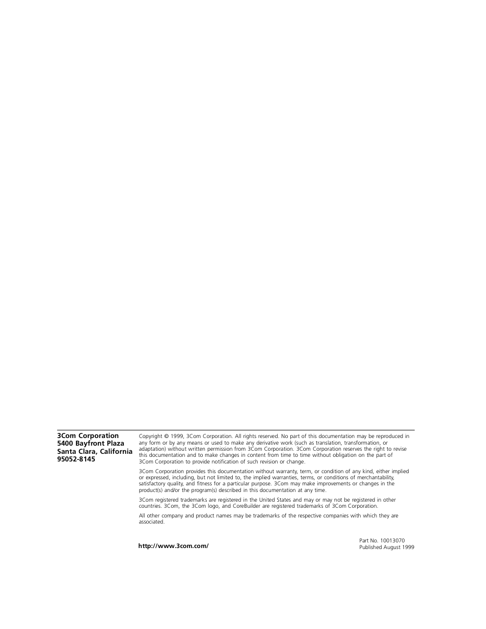 3Com 1000BASE-SX User Manual | Page 24 / 24